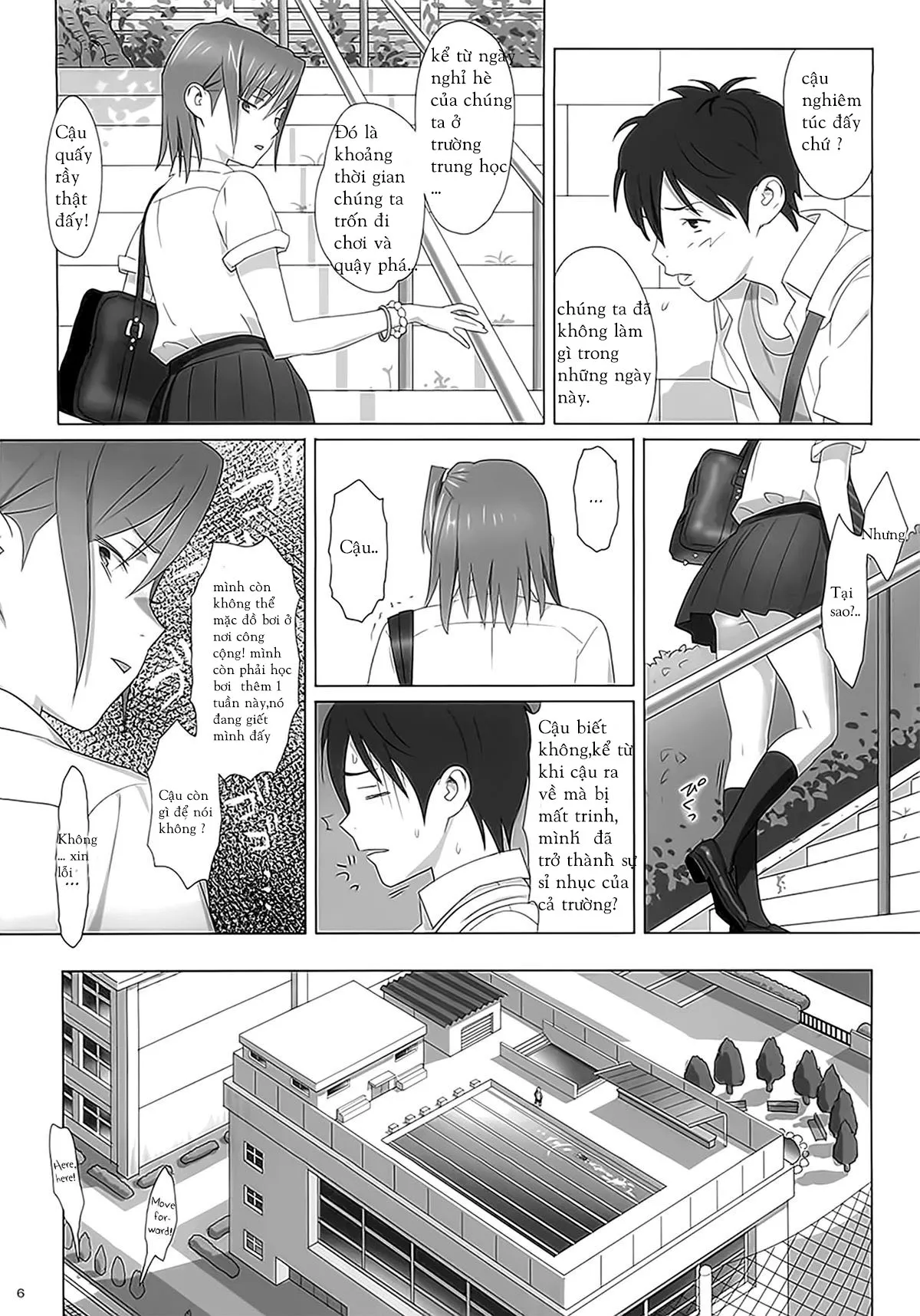 HentaiVN.net - Ảnh 5 - Kaki Hoshuu [[ひとのふんどし (ゆきよし真水)] 夏期補習 8 [英訳]] - Chap 1