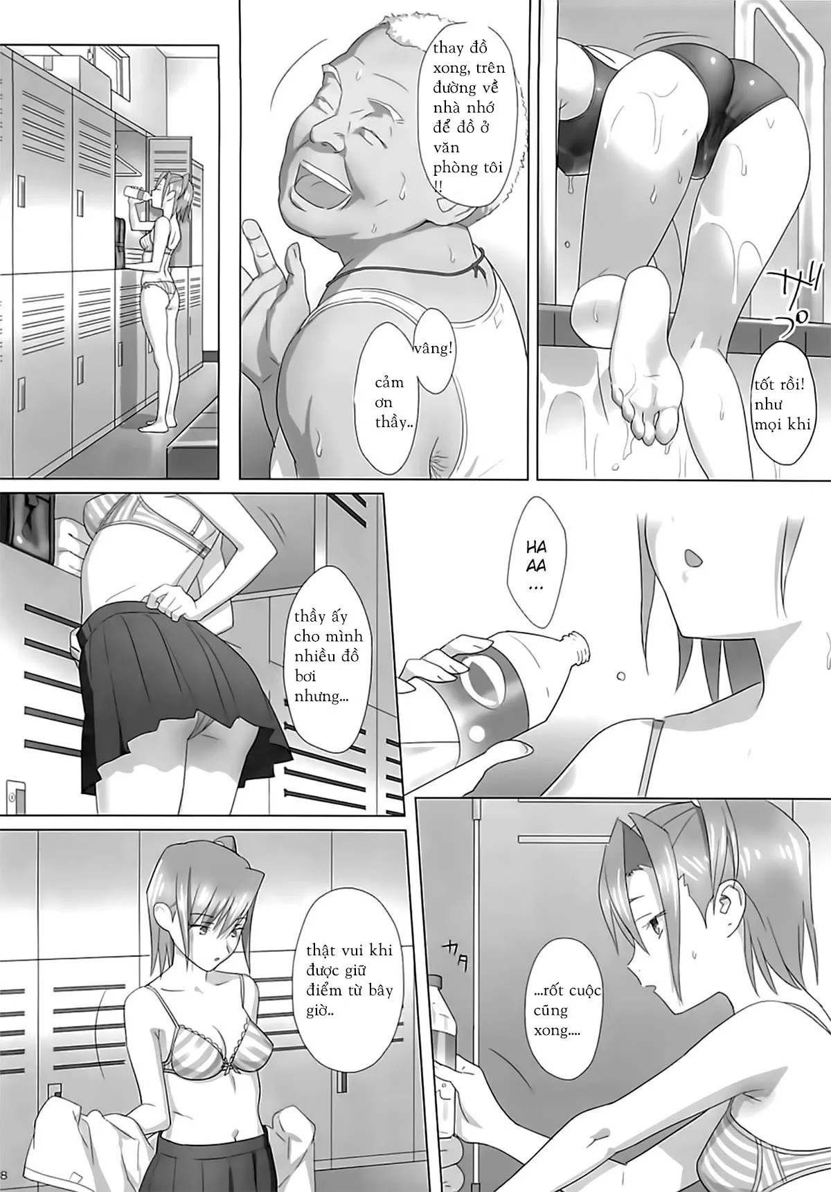 HentaiVN.net - Ảnh 7 - Kaki Hoshuu [[ひとのふんどし (ゆきよし真水)] 夏期補習 8 [英訳]] - Chap 1