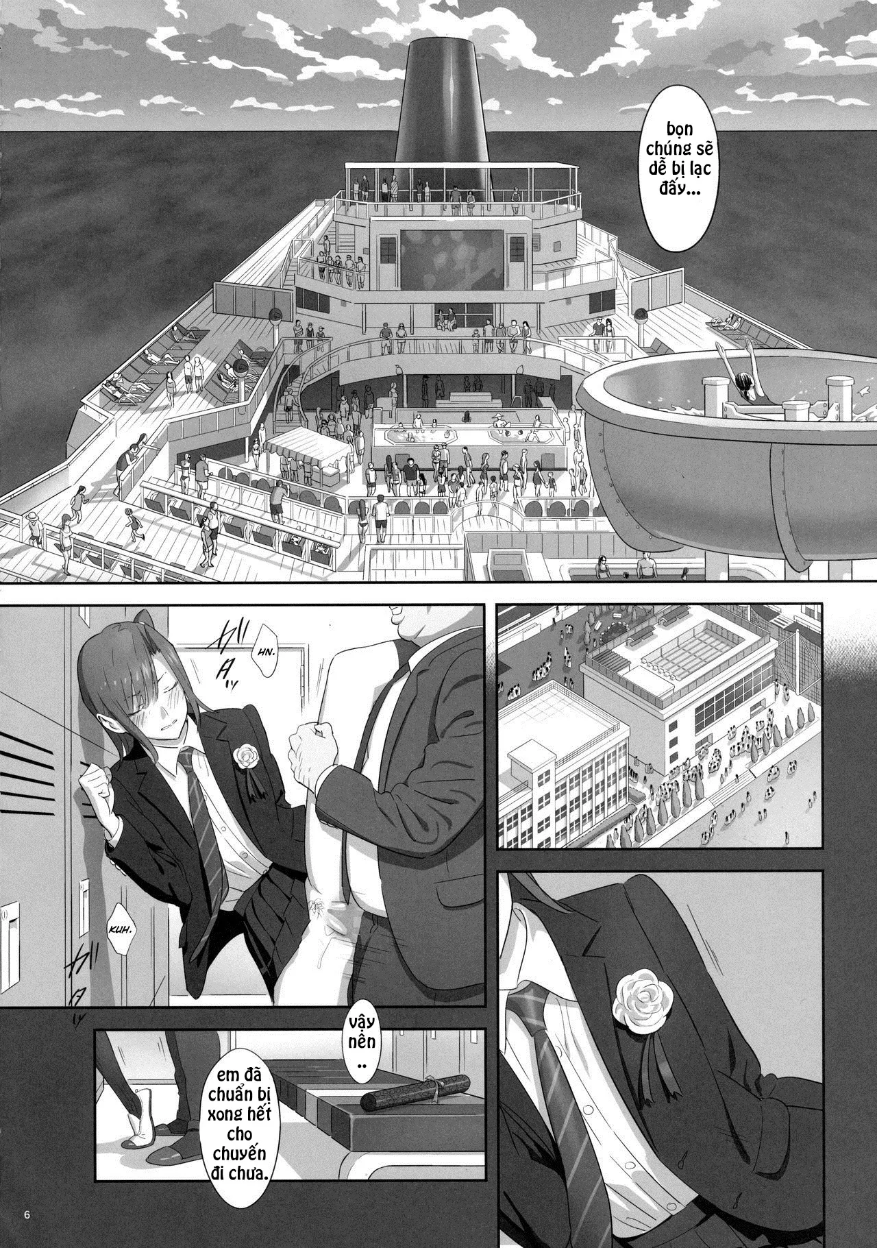HentaiVN.net - Ảnh 4 - Kaki Hoshuu [[ひとのふんどし (ゆきよし真水)] 夏期補習 8 [英訳]] - Chap 7