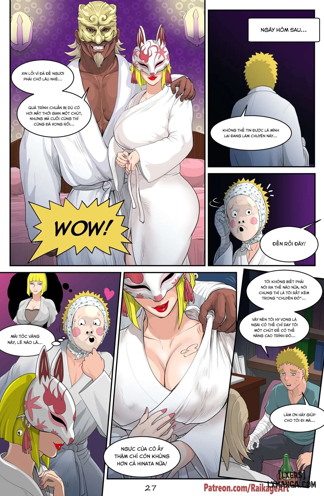 HentaiVN.net - Ảnh 27 - Affair Hidden In The Leaves (Naruto) 2 - Chap 2