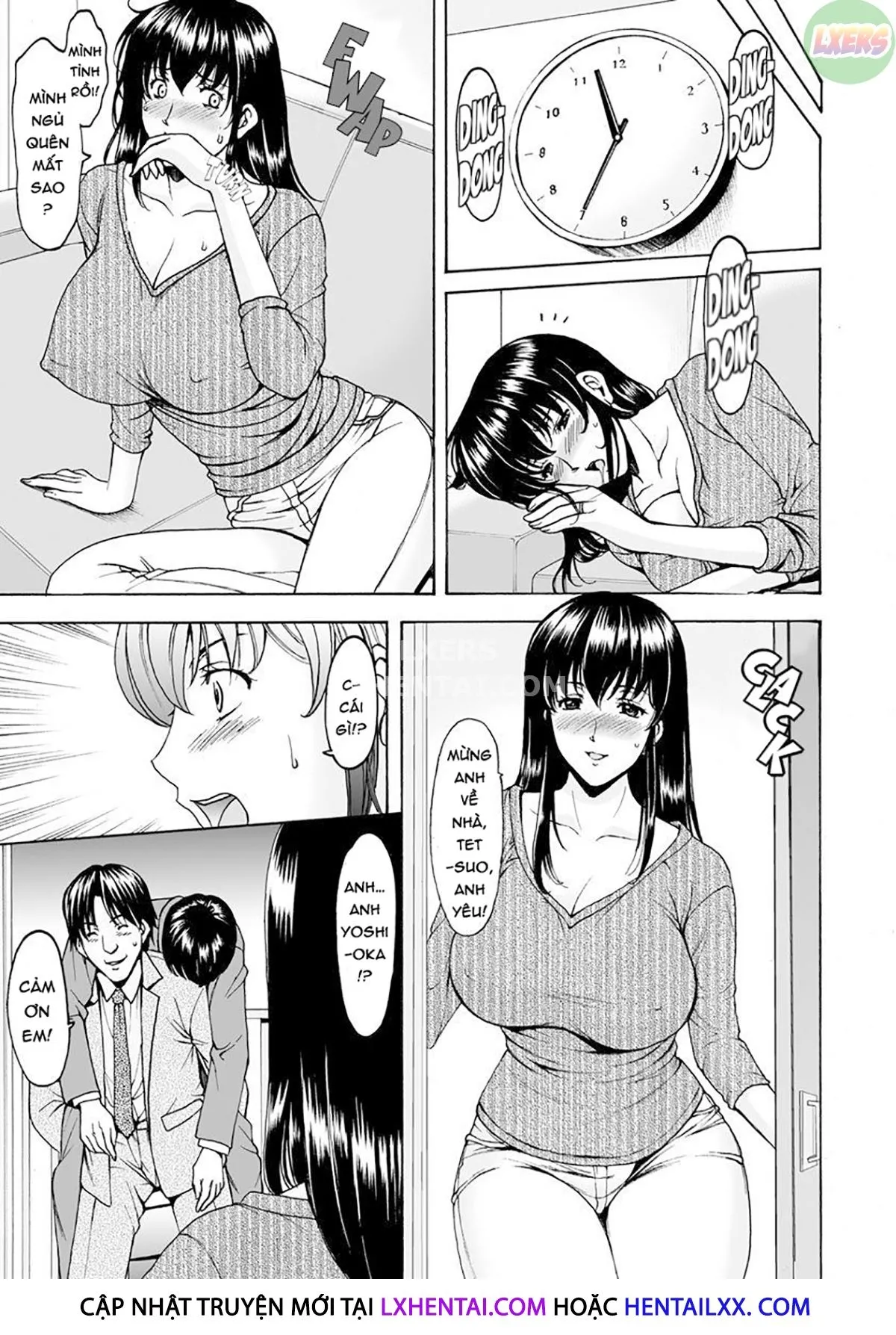 HentaiVN.net - Ảnh 11 - Thôi Miên Cô Vợ Ngây Thơ Của Đồng Nghiệp [Sennou Netorare Tsuma Haruka] - Chap 1