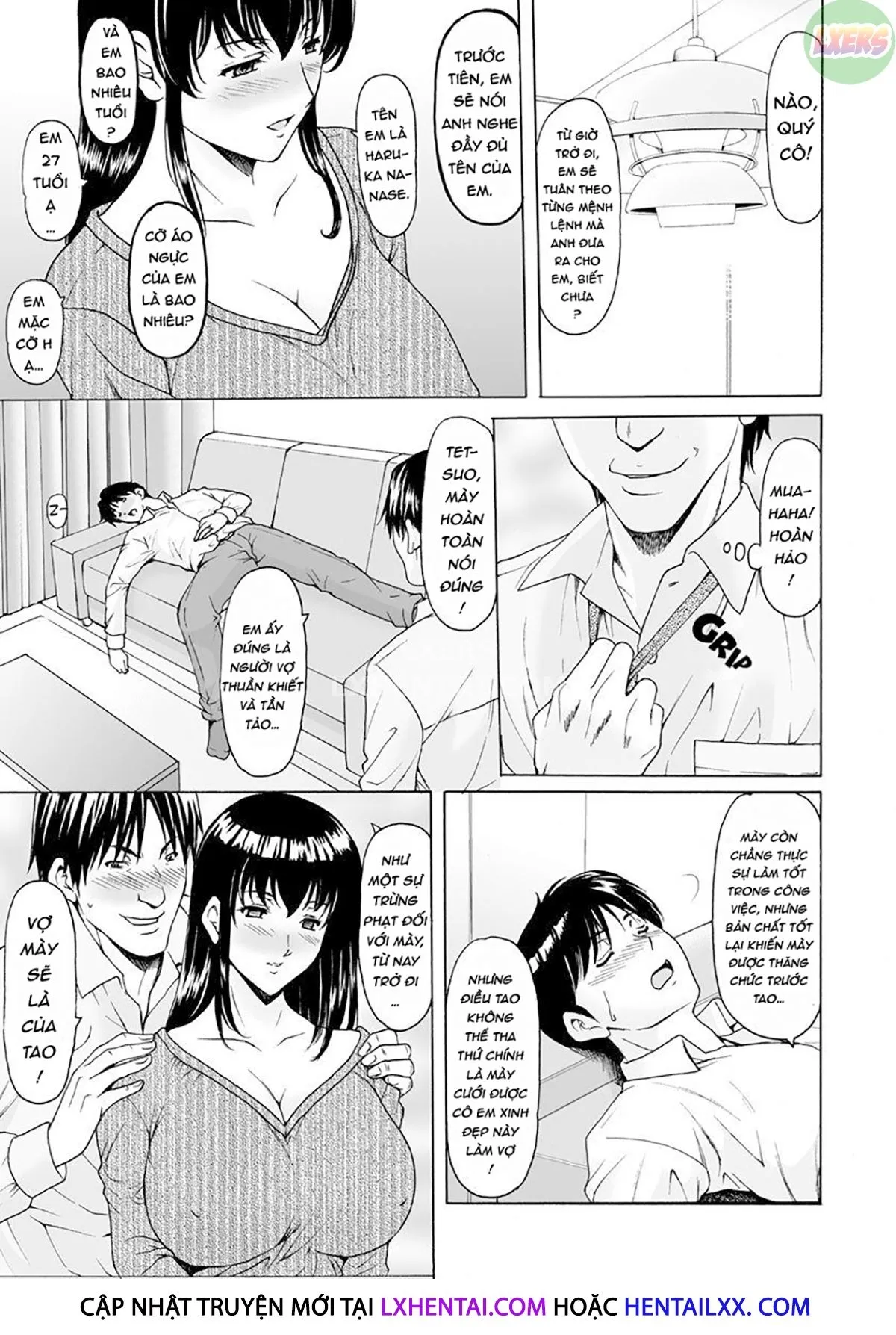 HentaiVN.net - Ảnh 15 - Thôi Miên Cô Vợ Ngây Thơ Của Đồng Nghiệp [Sennou Netorare Tsuma Haruka] - Chap 1