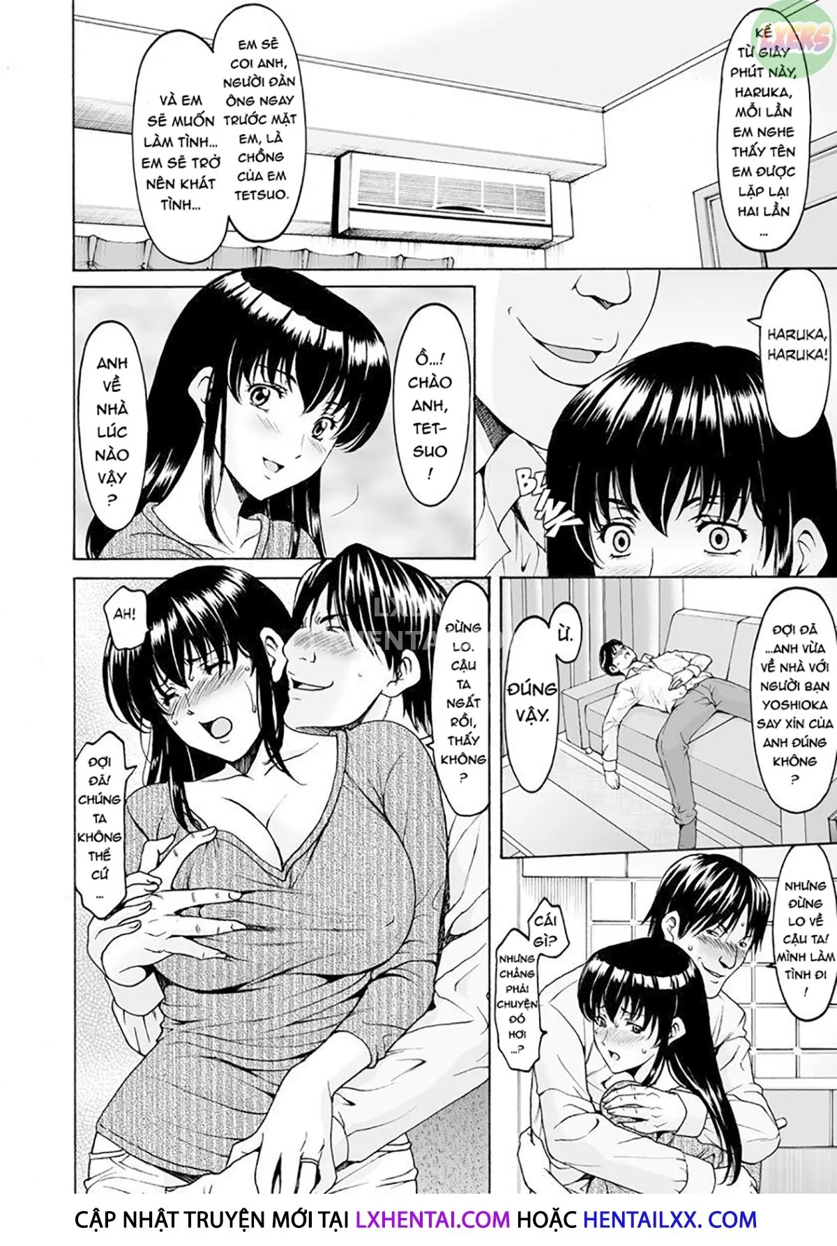 HentaiVN.net - Ảnh 16 - Thôi Miên Cô Vợ Ngây Thơ Của Đồng Nghiệp [Sennou Netorare Tsuma Haruka] - Chap 1