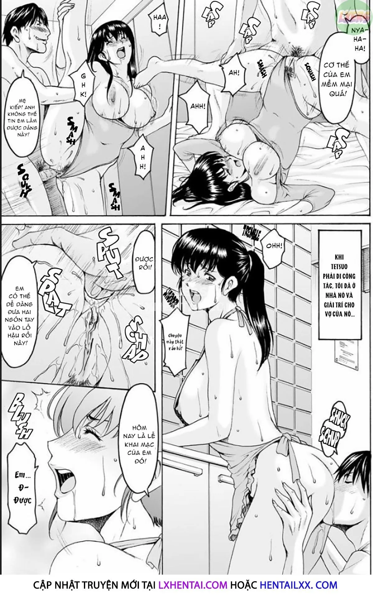 HentaiVN.net - Ảnh 16 - Thôi Miên Cô Vợ Ngây Thơ Của Đồng Nghiệp [Sennou Netorare Tsuma Haruka] - Chap 2