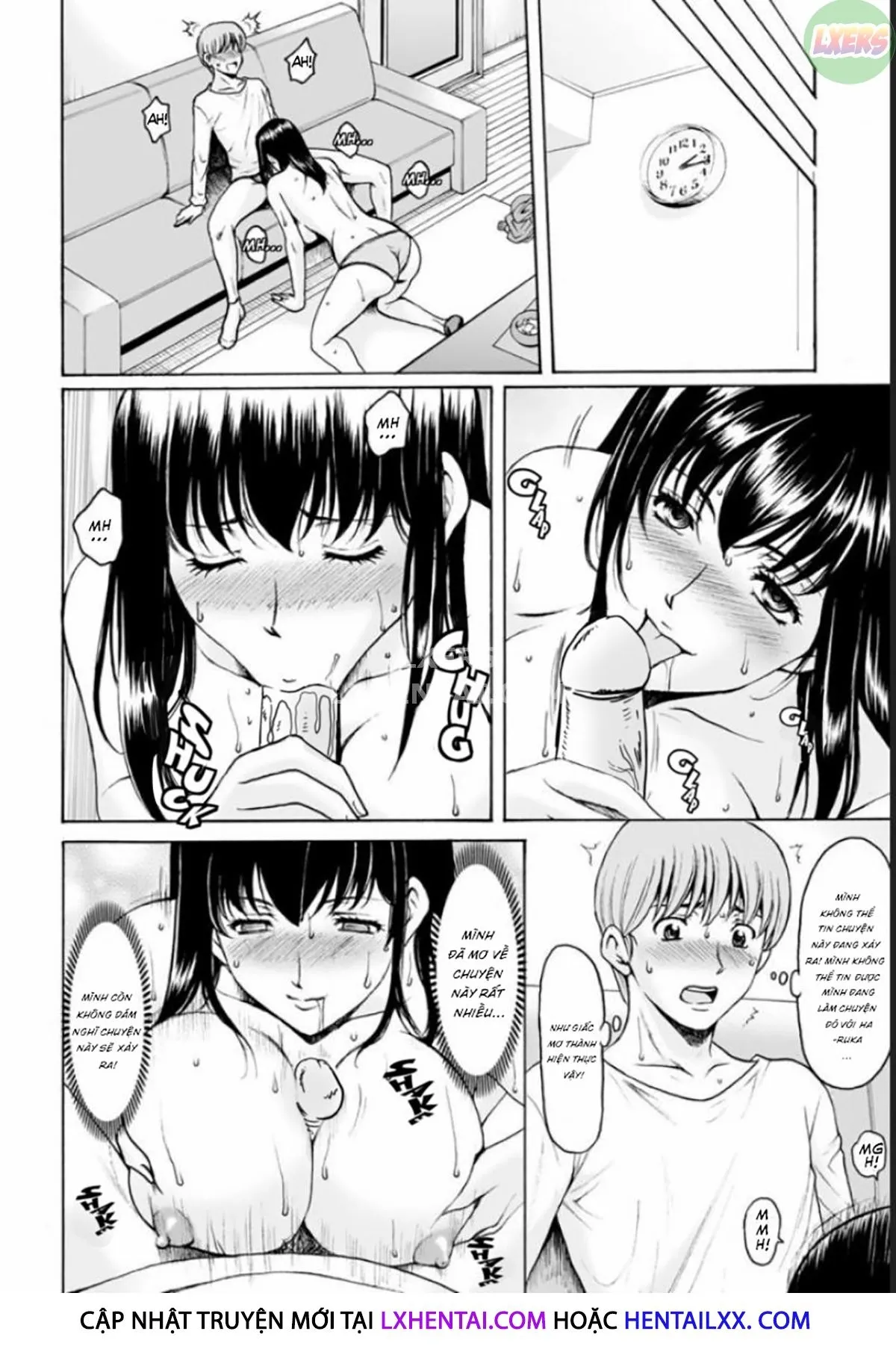 HentaiVN.net - Ảnh 11 - Thôi Miên Cô Vợ Ngây Thơ Của Đồng Nghiệp [Sennou Netorare Tsuma Haruka] - Chap 3