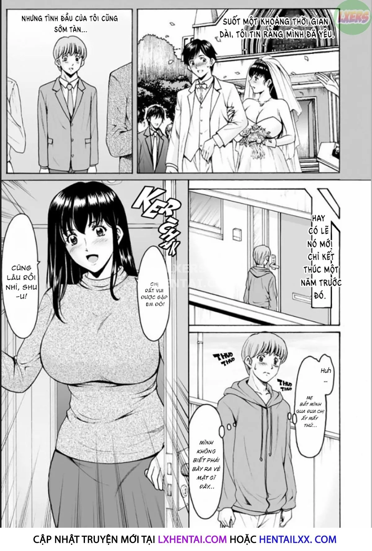 HentaiVN.net - Ảnh 5 - Thôi Miên Cô Vợ Ngây Thơ Của Đồng Nghiệp [Sennou Netorare Tsuma Haruka] - Chap 3