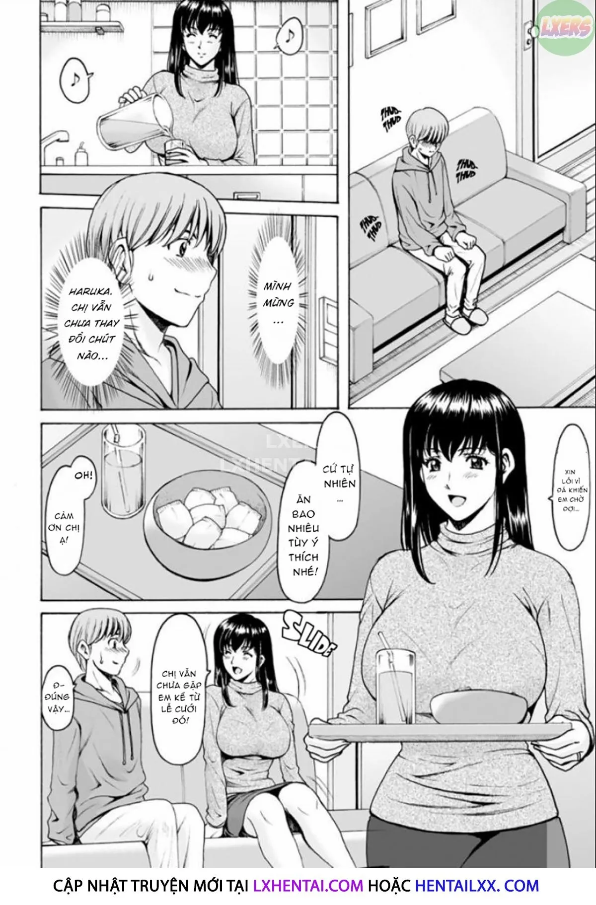 HentaiVN.net - Ảnh 7 - Thôi Miên Cô Vợ Ngây Thơ Của Đồng Nghiệp [Sennou Netorare Tsuma Haruka] - Chap 3