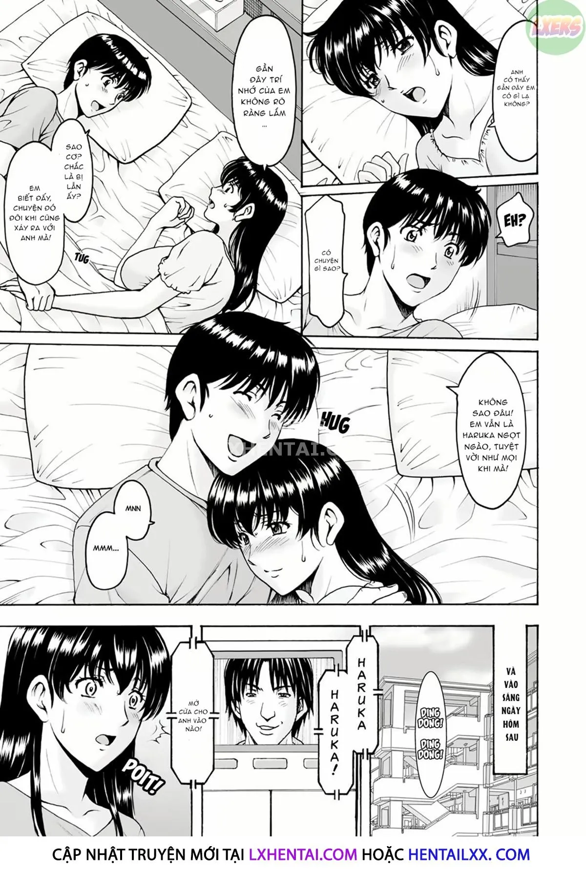 HentaiVN.net - Ảnh 10 - Thôi Miên Cô Vợ Ngây Thơ Của Đồng Nghiệp [Sennou Netorare Tsuma Haruka] - Chap 5