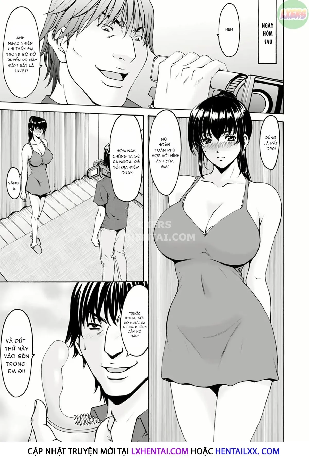 HentaiVN.net - Ảnh 14 - Thôi Miên Cô Vợ Ngây Thơ Của Đồng Nghiệp [Sennou Netorare Tsuma Haruka] - Chap 5