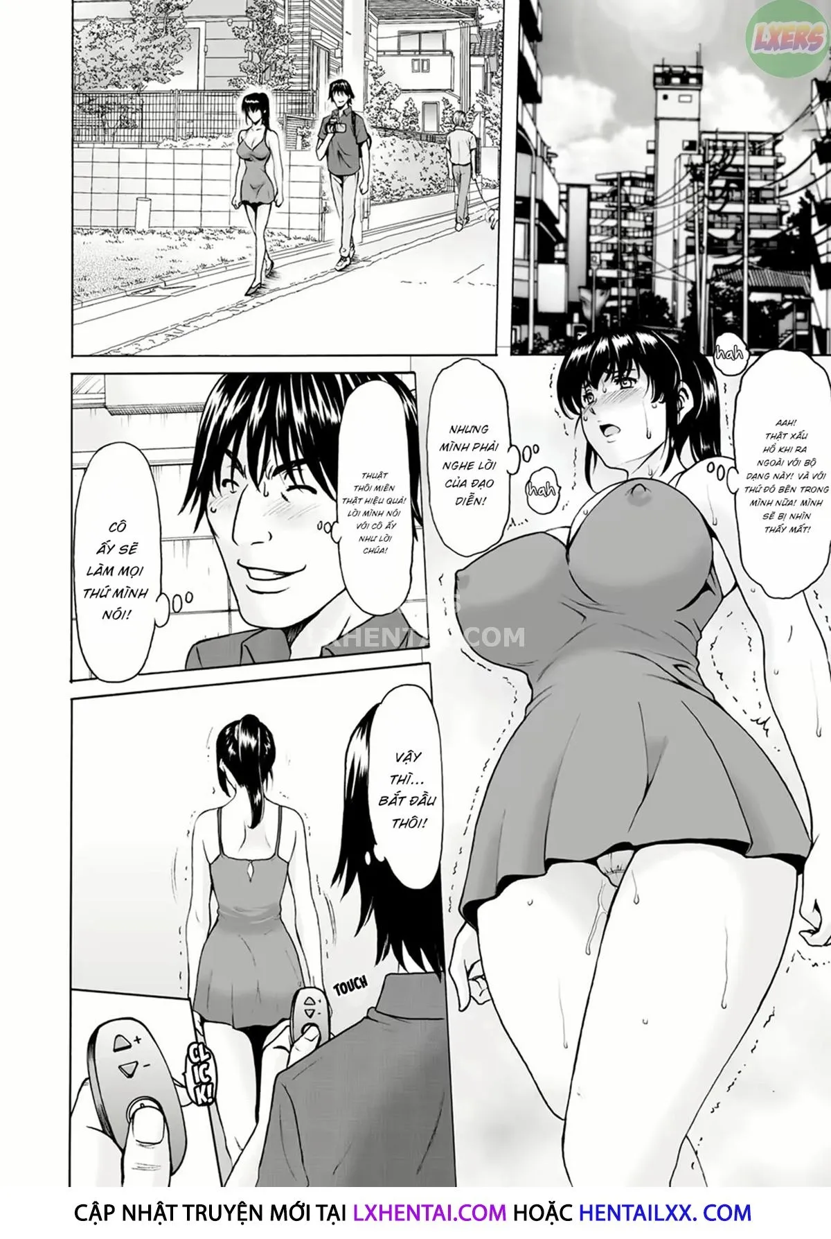 HentaiVN.net - Ảnh 15 - Thôi Miên Cô Vợ Ngây Thơ Của Đồng Nghiệp [Sennou Netorare Tsuma Haruka] - Chap 5
