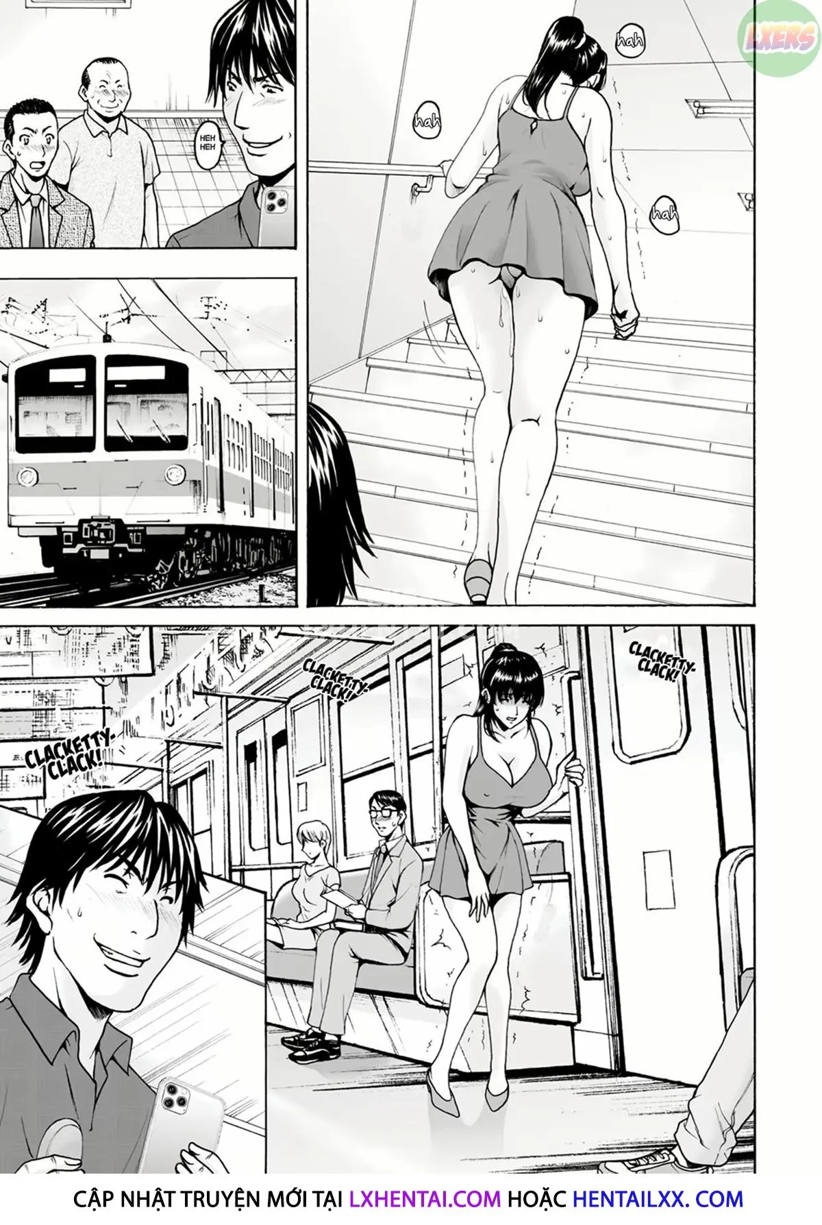 HentaiVN.net - Ảnh 18 - Thôi Miên Cô Vợ Ngây Thơ Của Đồng Nghiệp [Sennou Netorare Tsuma Haruka] - Chap 5