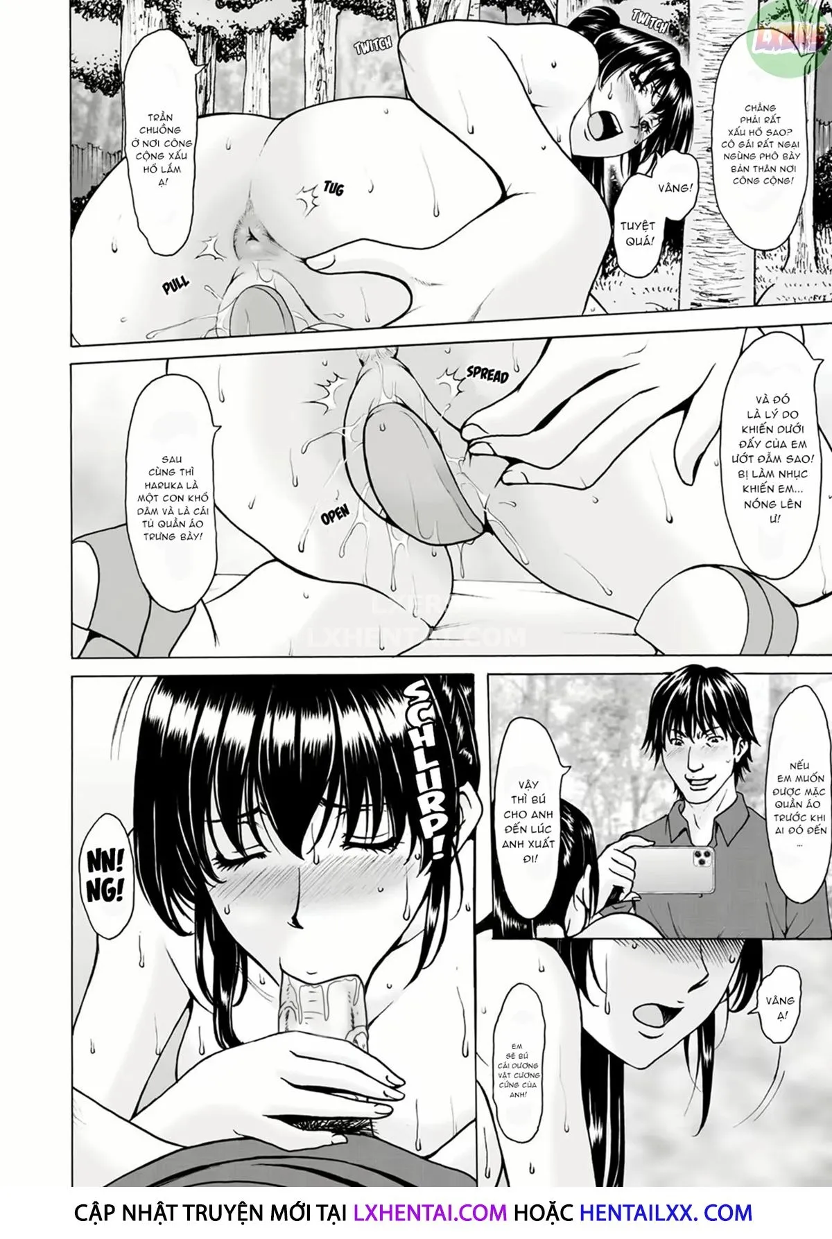 HentaiVN.net - Ảnh 21 - Thôi Miên Cô Vợ Ngây Thơ Của Đồng Nghiệp [Sennou Netorare Tsuma Haruka] - Chap 5