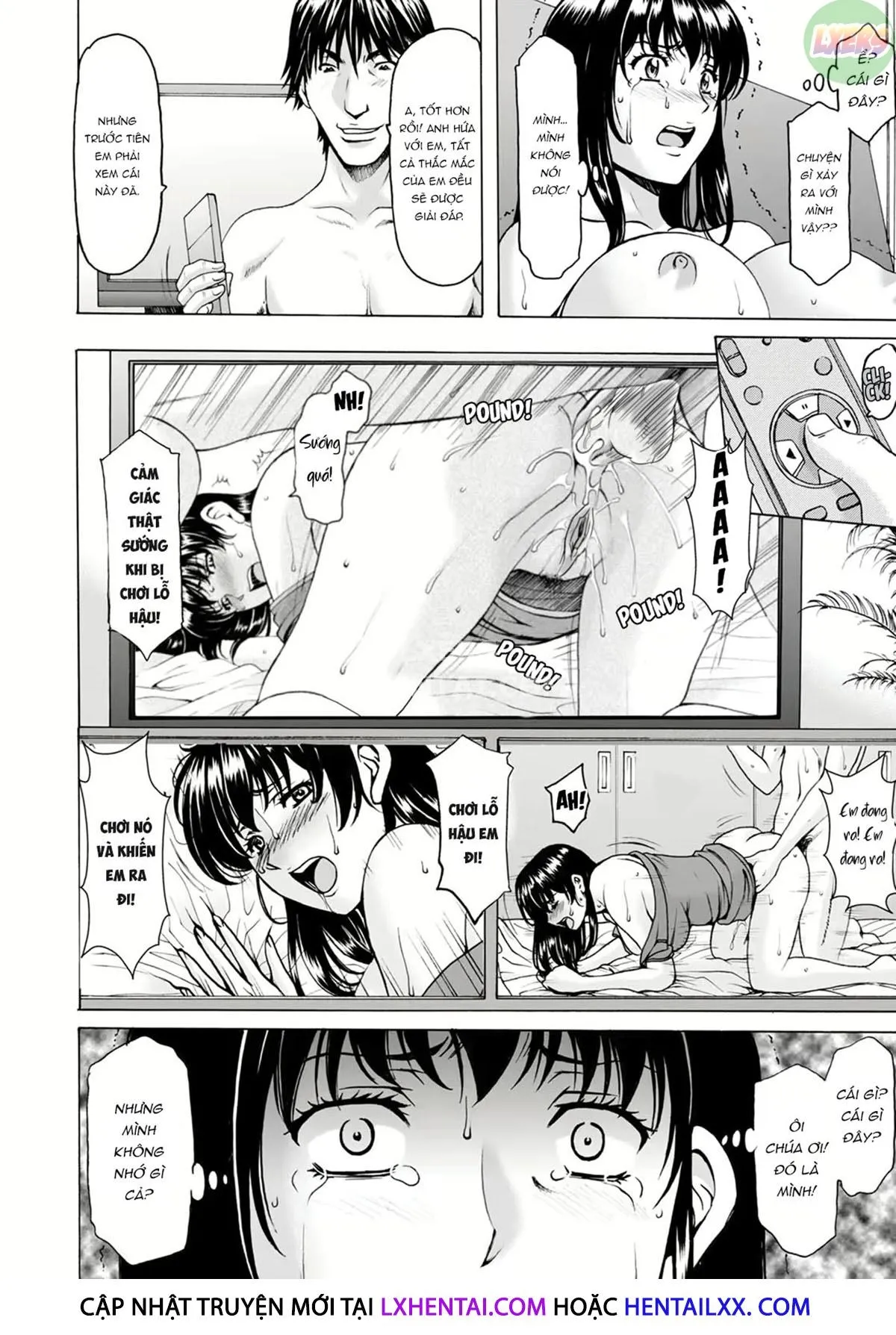 HentaiVN.net - Ảnh 5 - Thôi Miên Cô Vợ Ngây Thơ Của Đồng Nghiệp [Sennou Netorare Tsuma Haruka] - Chap 6
