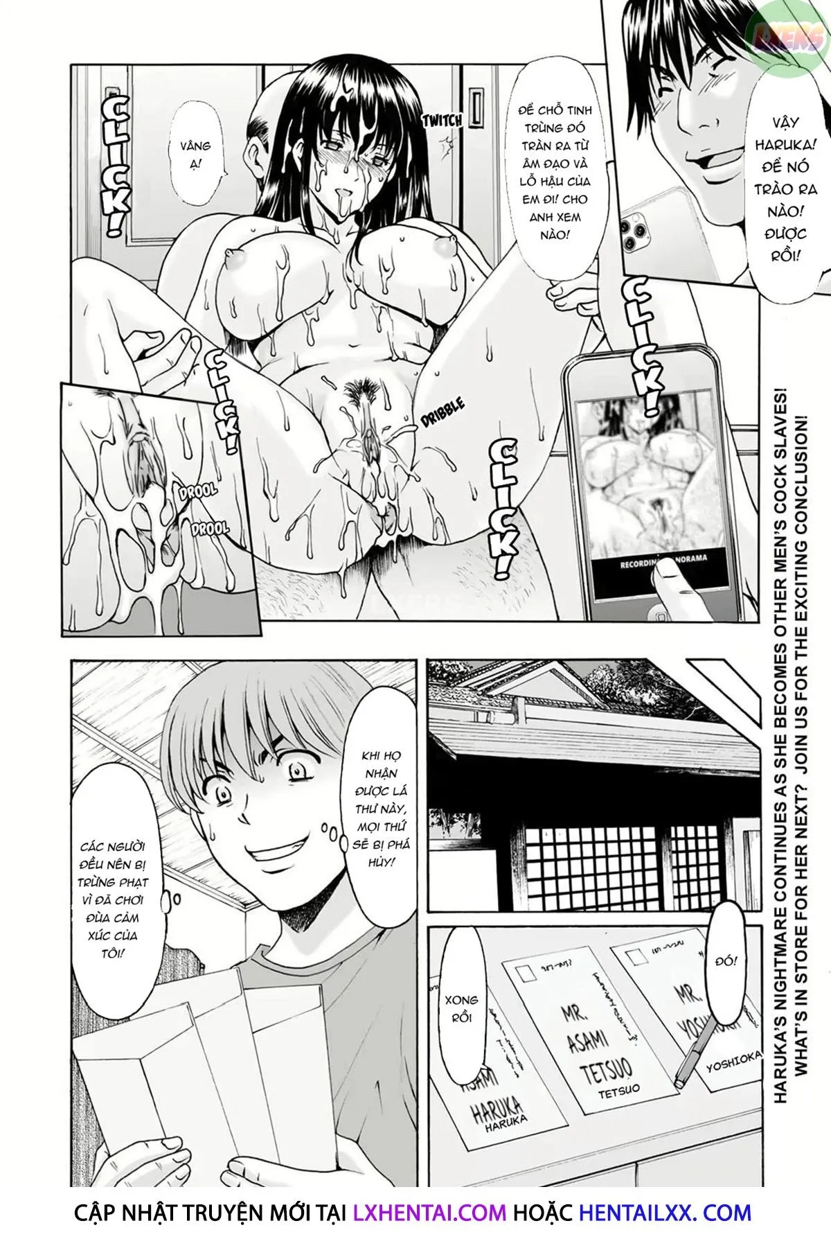 HentaiVN.net - Ảnh 23 - Thôi Miên Cô Vợ Ngây Thơ Của Đồng Nghiệp [Sennou Netorare Tsuma Haruka] - Chap 7