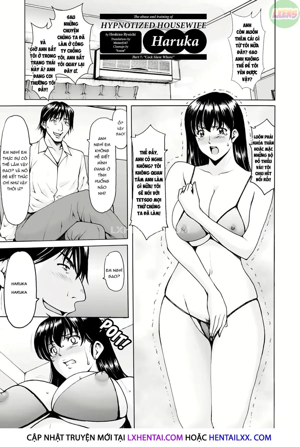 HentaiVN.net - Ảnh 4 - Thôi Miên Cô Vợ Ngây Thơ Của Đồng Nghiệp [Sennou Netorare Tsuma Haruka] - Chap 7