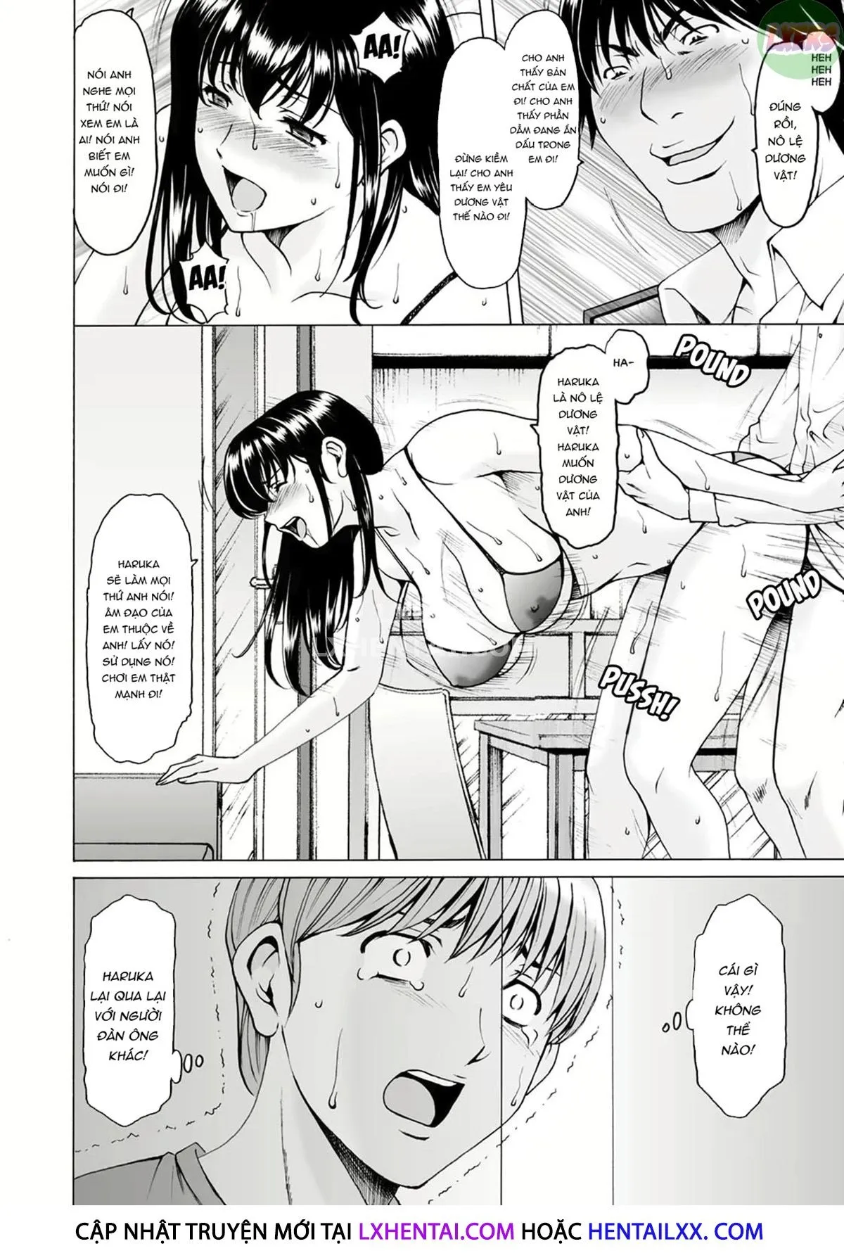 HentaiVN.net - Ảnh 7 - Thôi Miên Cô Vợ Ngây Thơ Của Đồng Nghiệp [Sennou Netorare Tsuma Haruka] - Chap 7