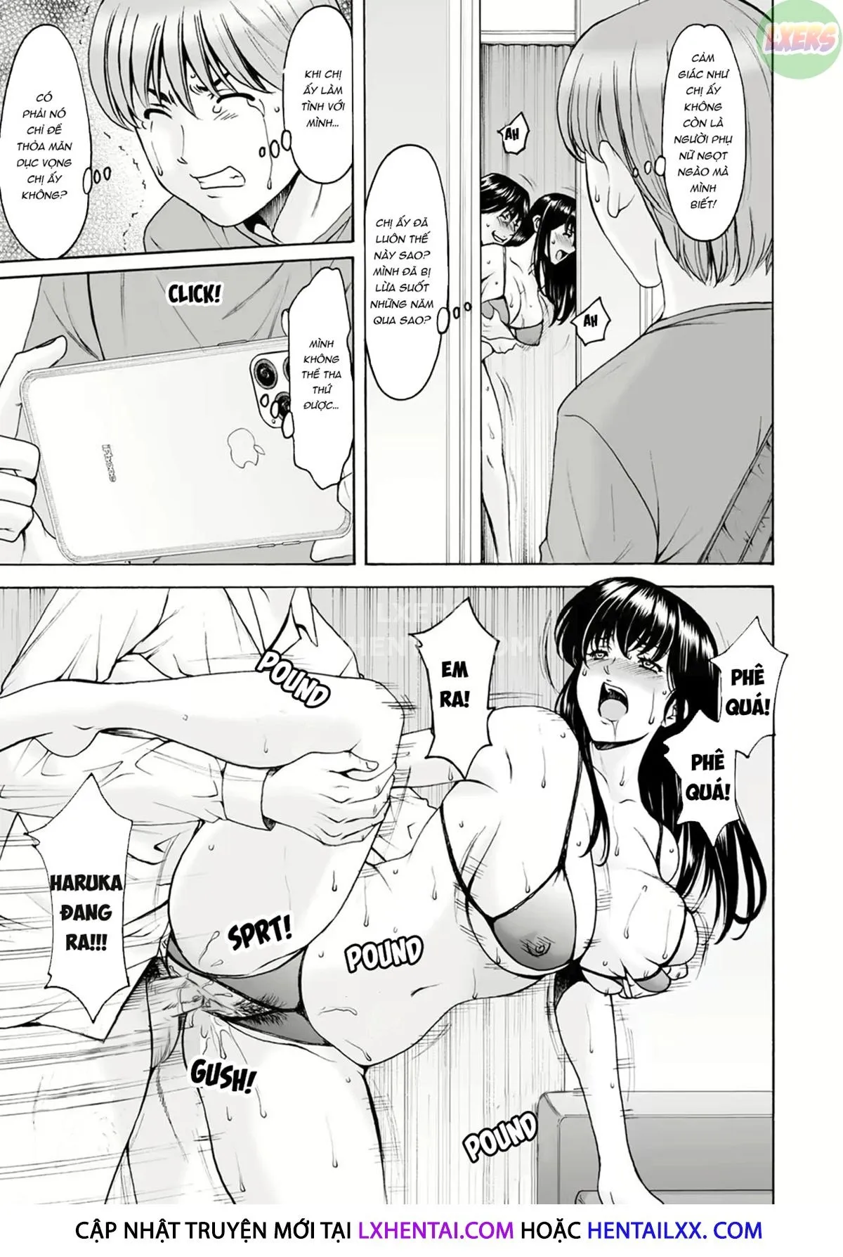 HentaiVN.net - Ảnh 8 - Thôi Miên Cô Vợ Ngây Thơ Của Đồng Nghiệp [Sennou Netorare Tsuma Haruka] - Chap 7