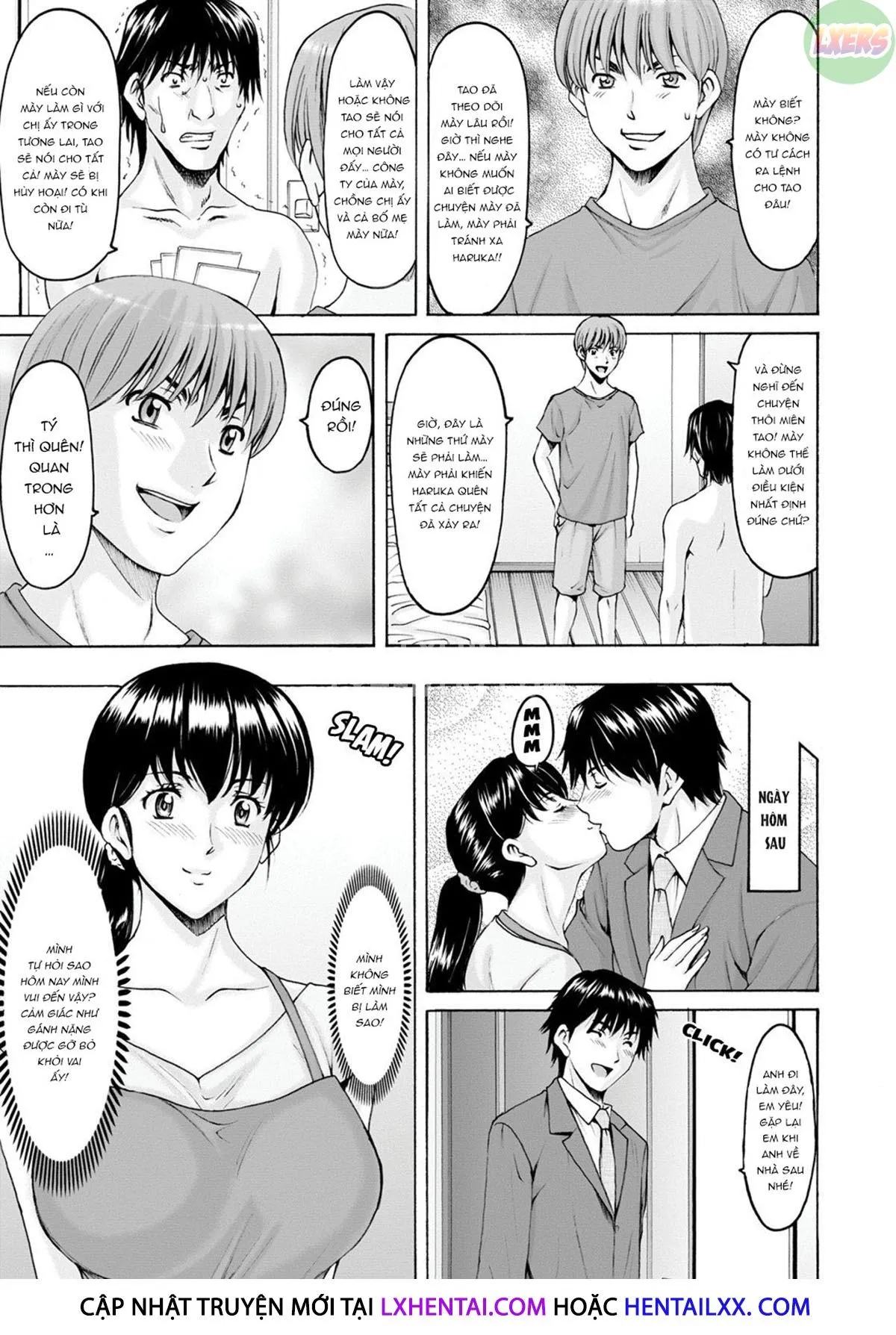HentaiVN.net - Ảnh 22 - Thôi Miên Cô Vợ Ngây Thơ Của Đồng Nghiệp [Sennou Netorare Tsuma Haruka] - Chap 8 - END