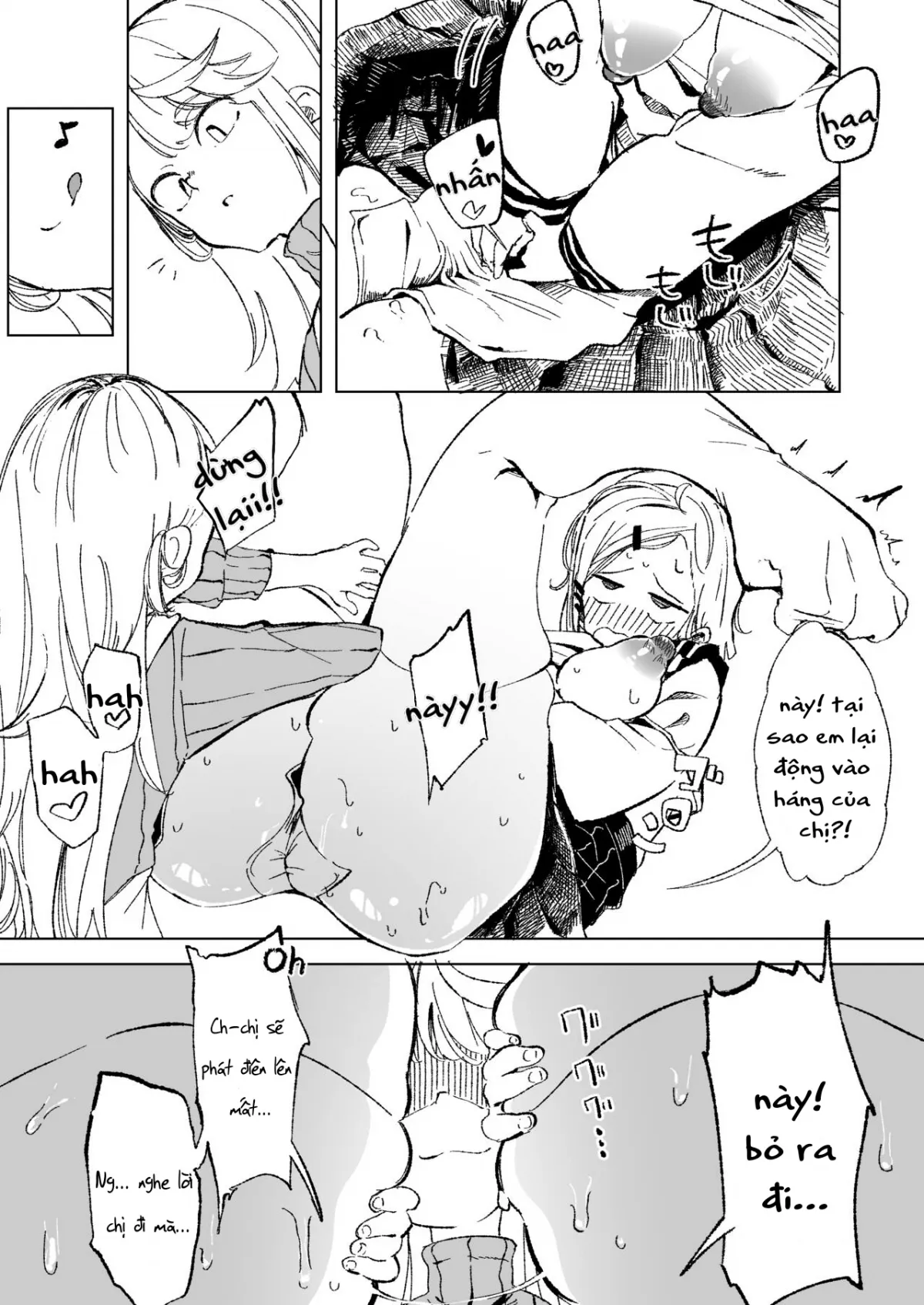 HentaiVN.net - Ảnh 4 - Ăn sô cô la cho lắm vô [Choco no Ajimi wo Suru Shimai] - Oneshot