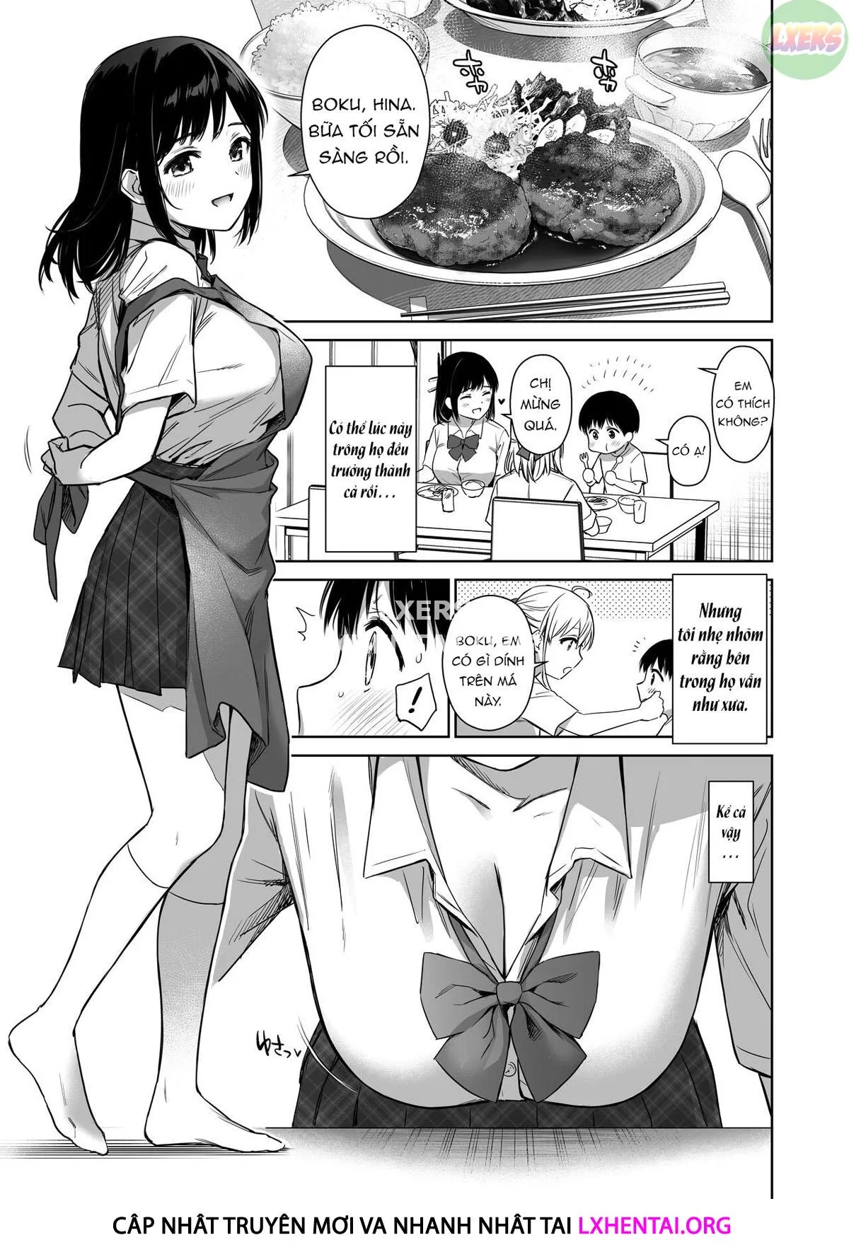 HentaiVN.net - Ảnh 11 - Naisho No Hajimete ~Suunenburi Ni Atta Shinseki No Bijin JK Shimai Ni Ecchi No Tehodoki Sarechaimasu~ - Oneshot