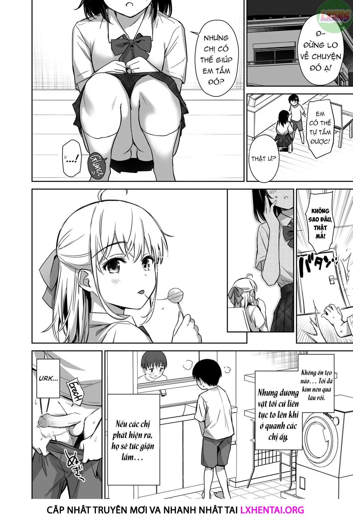 HentaiVN.net - Ảnh 12 - Naisho No Hajimete ~Suunenburi Ni Atta Shinseki No Bijin JK Shimai Ni Ecchi No Tehodoki Sarechaimasu~ - Oneshot