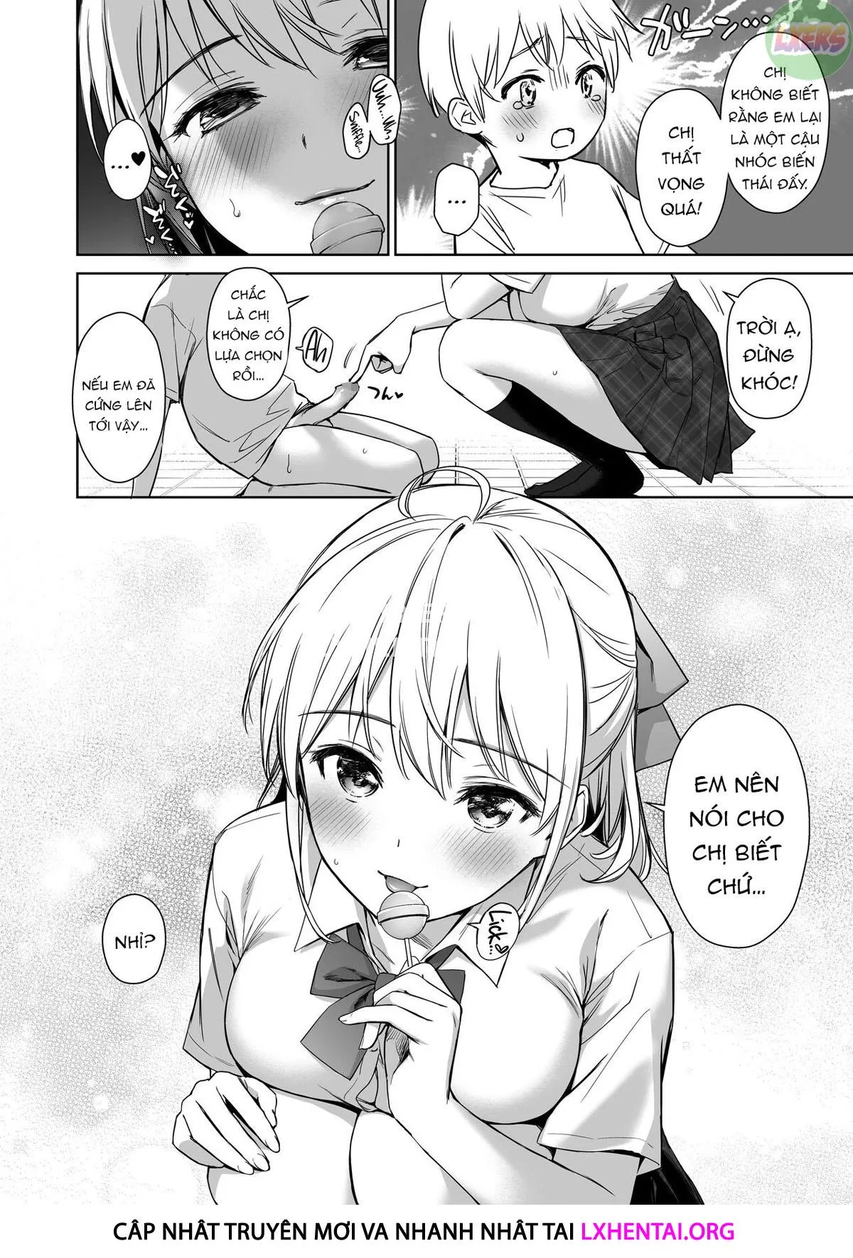 HentaiVN.net - Ảnh 14 - Naisho No Hajimete ~Suunenburi Ni Atta Shinseki No Bijin JK Shimai Ni Ecchi No Tehodoki Sarechaimasu~ - Oneshot