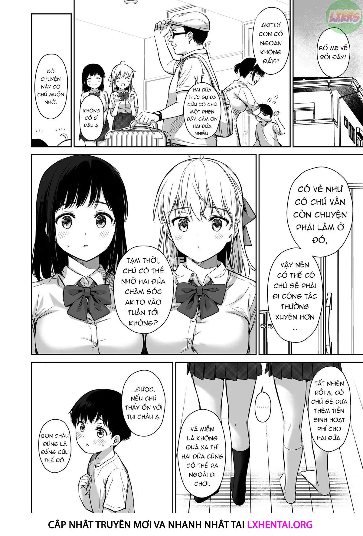 HentaiVN.net - Ảnh 79 - Naisho No Hajimete ~Suunenburi Ni Atta Shinseki No Bijin JK Shimai Ni Ecchi No Tehodoki Sarechaimasu~ - Oneshot