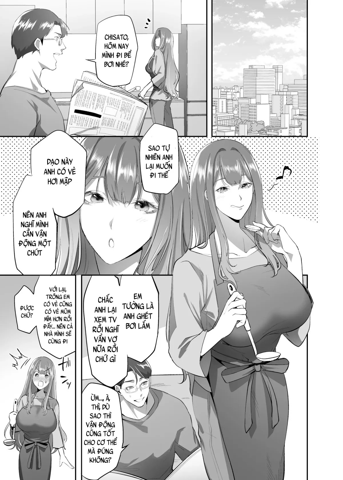 HentaiVN.net - Ảnh 4 - NTR (Cuckold / Cuckold) Married Woman - Oneshot