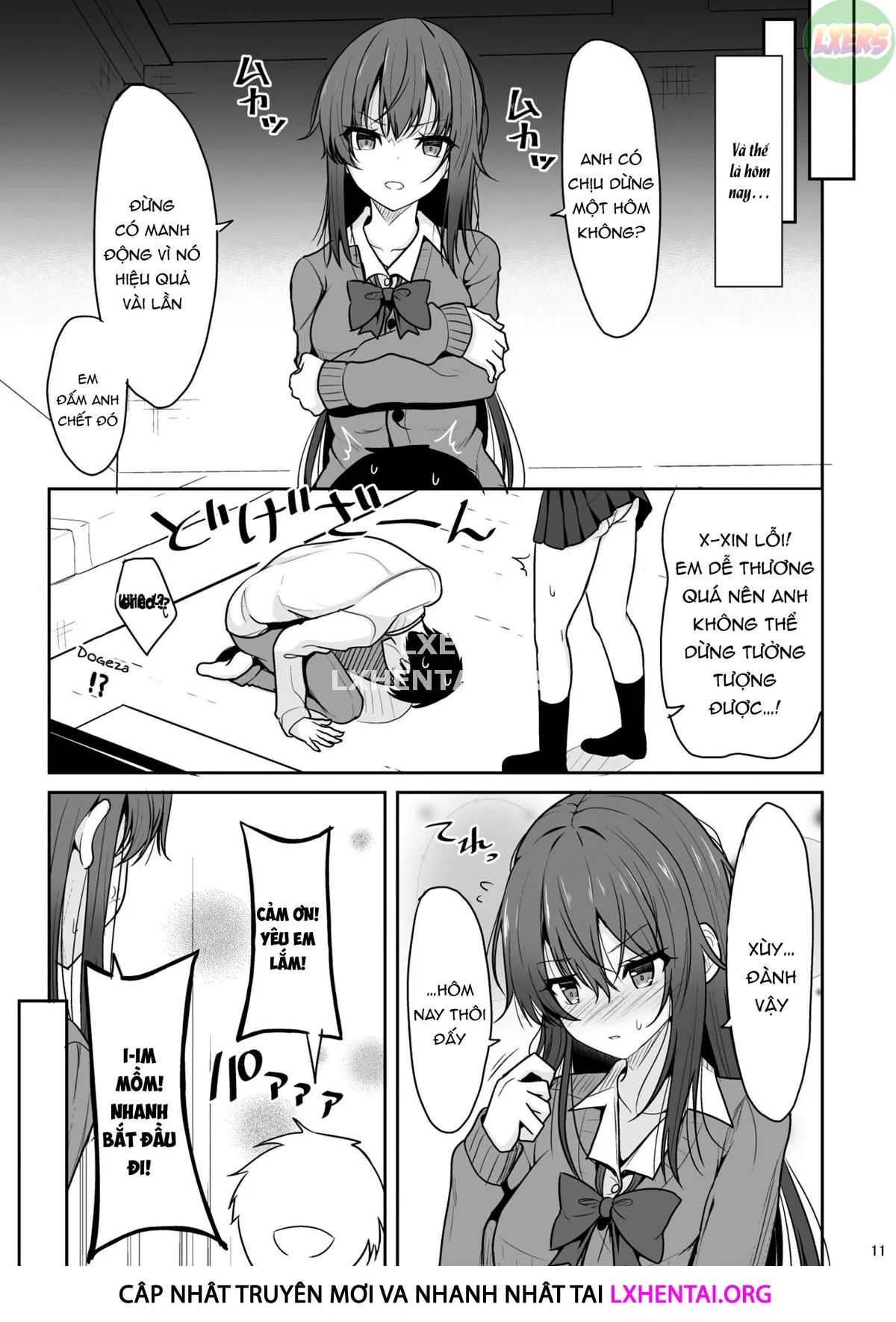 HentaiVN.net - Ảnh 13 - Mitame ga Kitsume na Kanojo o Kaihatsu shite Kozukuri suru made - Oneshot