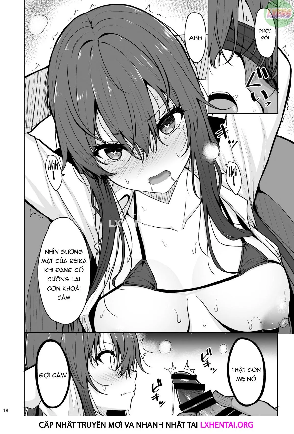 HentaiVN.net - Ảnh 20 - Mitame ga Kitsume na Kanojo o Kaihatsu shite Kozukuri suru made - Oneshot