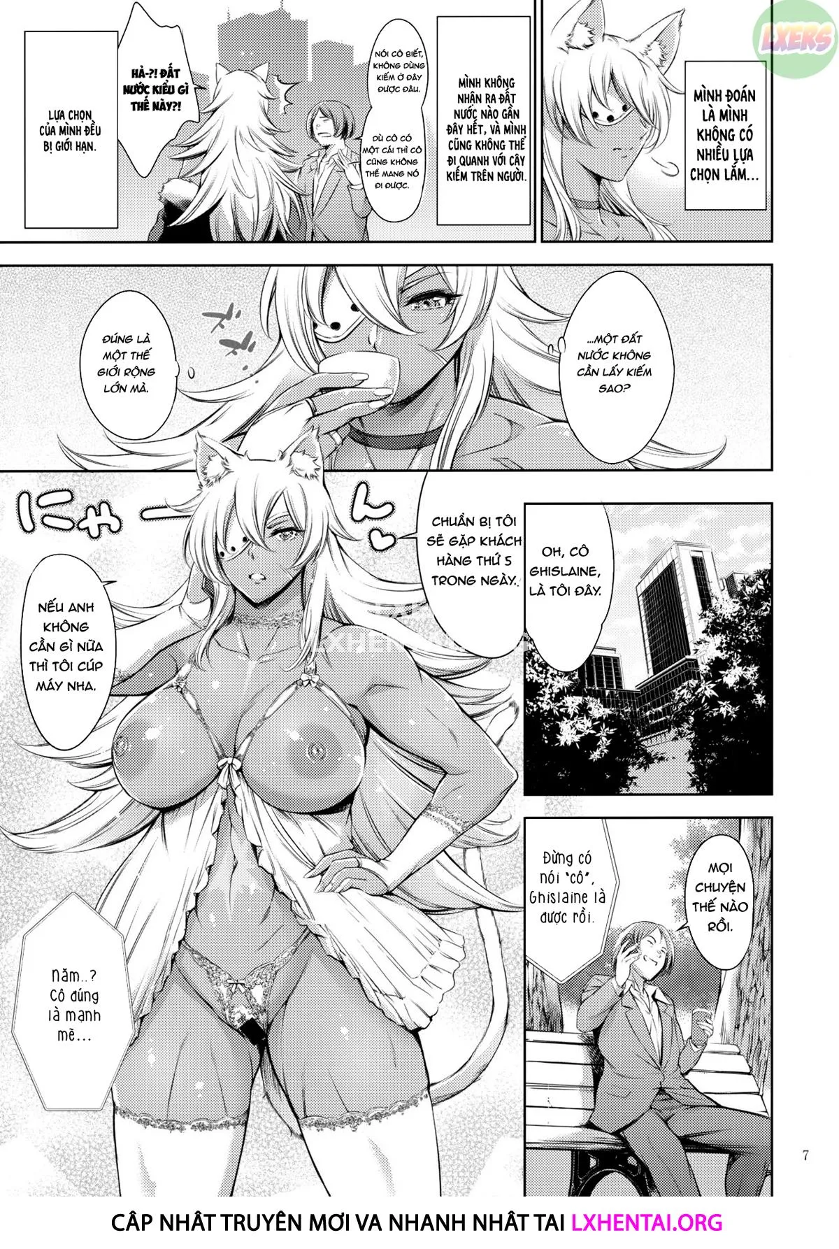 HentaiVN.net - Ảnh 9 - A Soapland Where You Can Line Up For The Huge Titty Kitty [Chichi Neko-Sama Ni Gyouretsu No Dekiru Soapland] - Oneshot