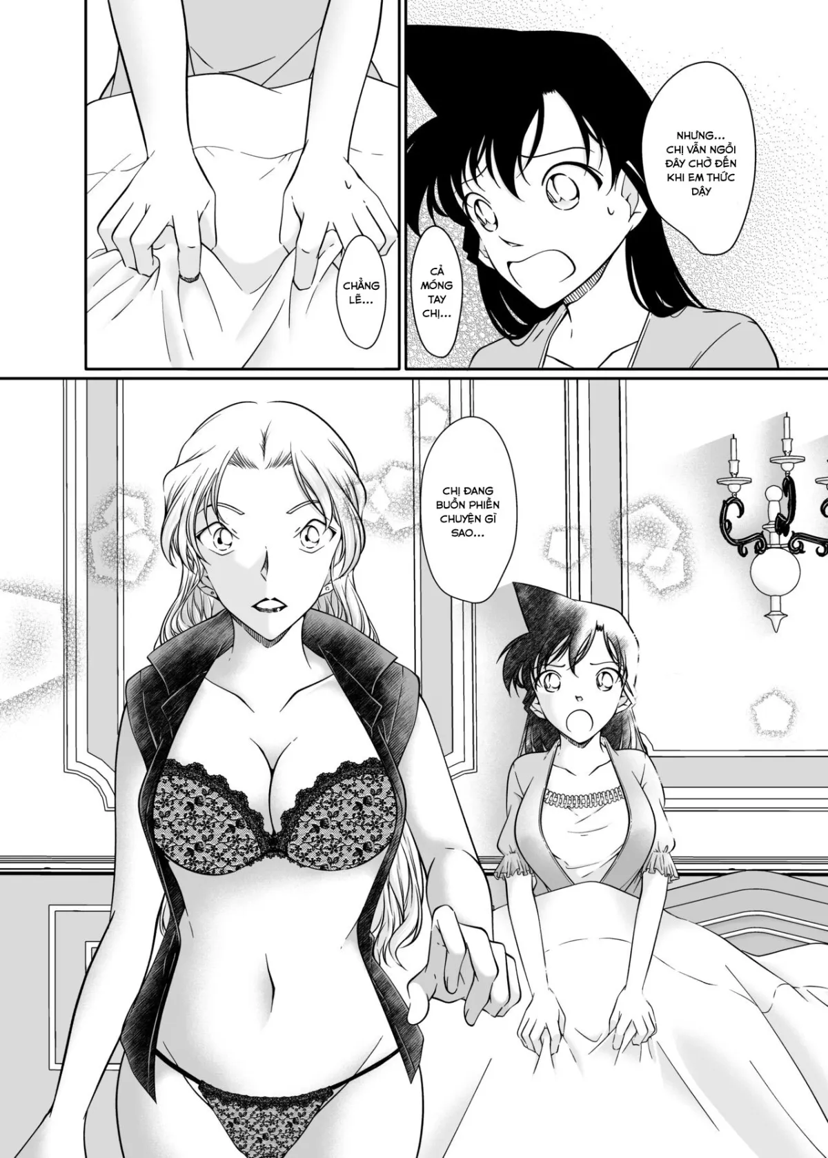 HentaiVN.net - Ảnh 33 - ran and Vermouth [同人誌サンプル] - Oneshot.