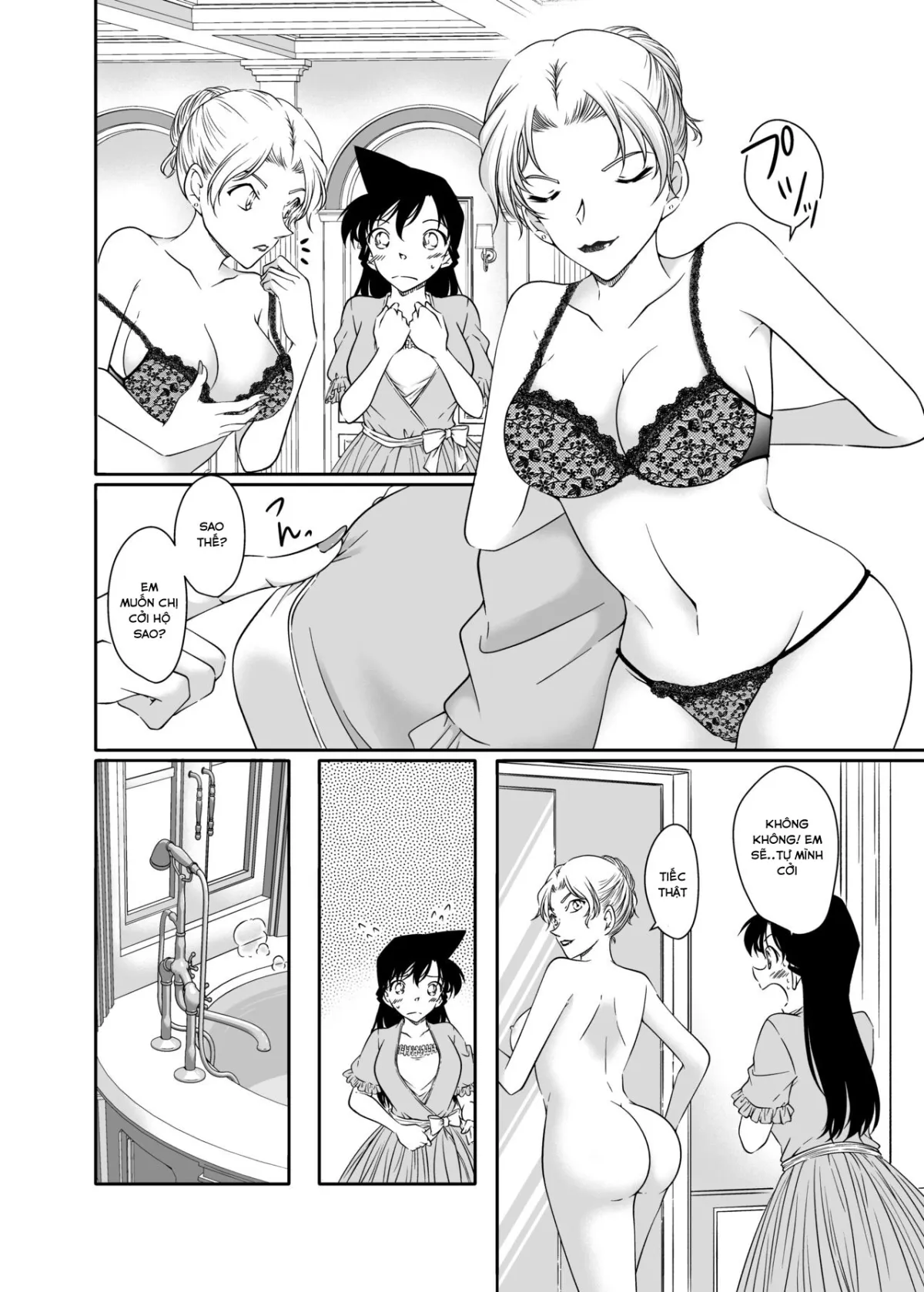 HentaiVN.net - Ảnh 9 - ran and Vermouth [同人誌サンプル] - Oneshot.