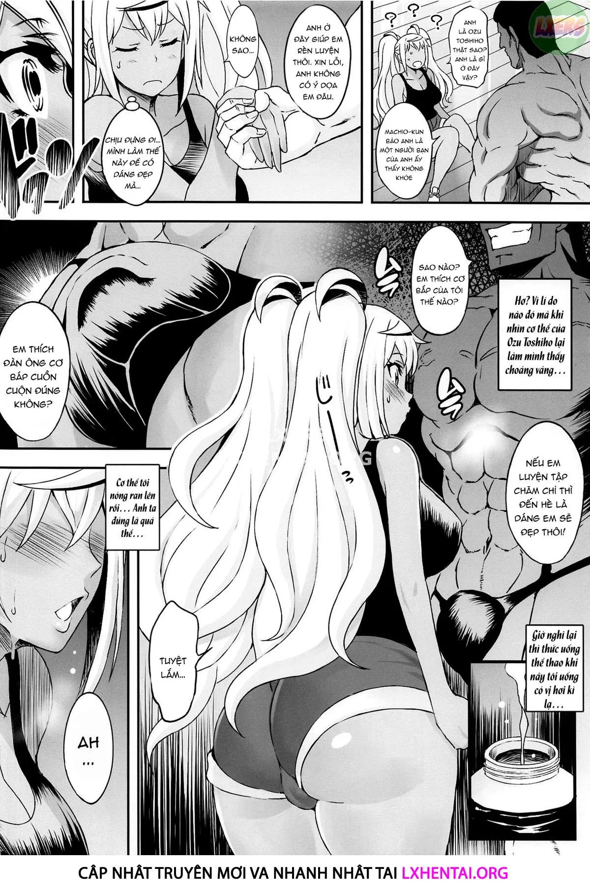 HentaiVN.net - Ảnh 8 - Sweaty Training With Hibiki [Hibiki To Asedaku Training] - Oneshot