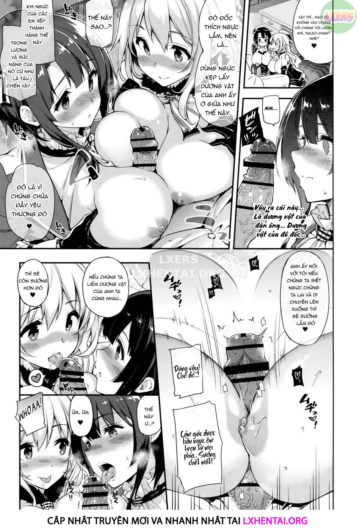 HentaiVN.net - Ảnh 10 - Yurufuwa Juujun Atago To Takao - Oneshot
