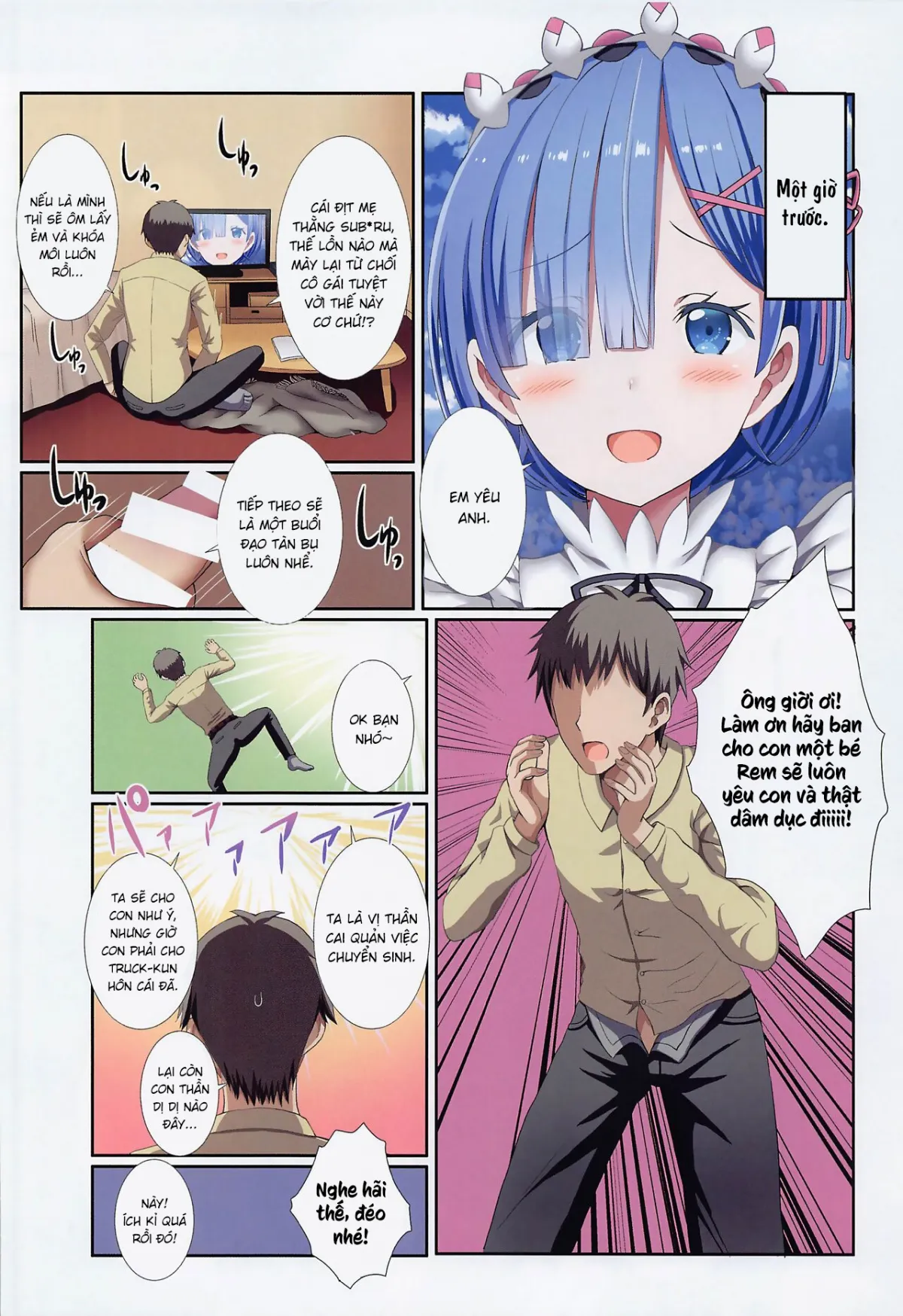 HentaiVN.net - Ảnh 3 - Chịch cosplay cùng Rem [Cosplay SEX with Rem-rin who was transported to my house] - Oneshot