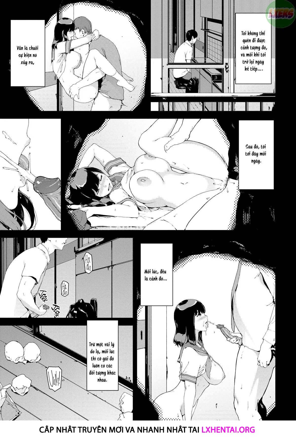 HentaiVN.net - Ảnh 12 - Viewer Discretion Advised 2: Forbidden Desires [Neighbor; Box; Inexplicable Feeling; The Girl by the Window] - Chap 5 - Voyeurism