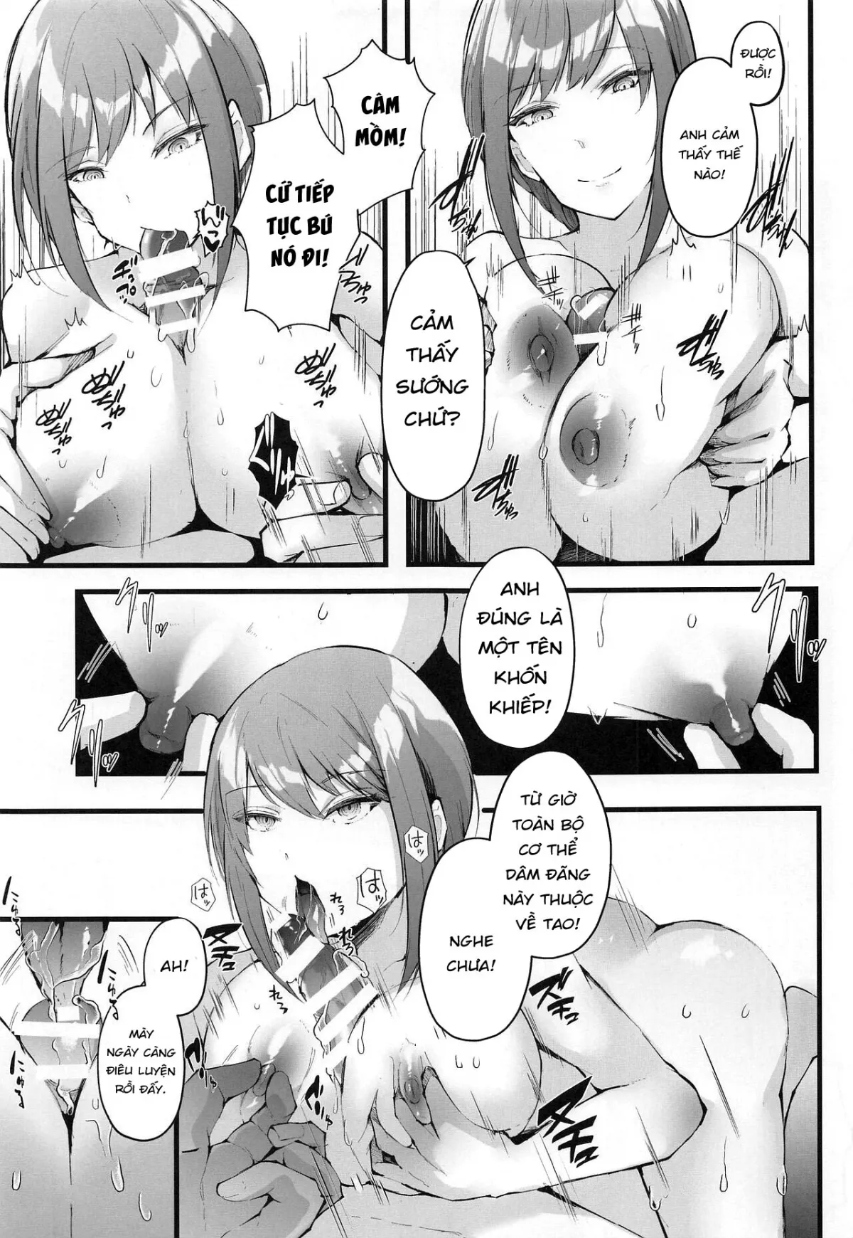 HentaiVN.net - Ảnh 10 - Thôi miên makima [Makima Hypnosis] - Oneshot nứng