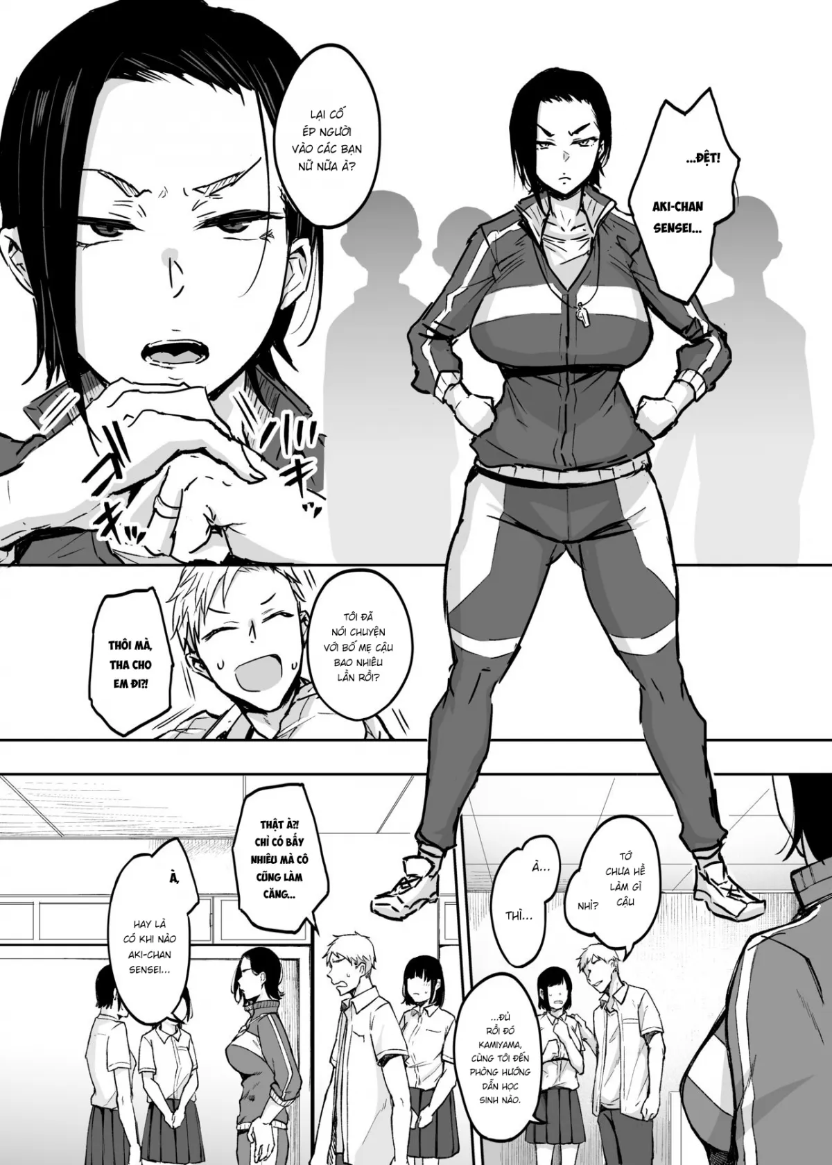 HentaiVN.net - Ảnh 5 - Hitozuma Taiiku Kyoushi Haitoku Koubi no Sono Saki ni [Before married PE teacher indulges in immoral sexual relation] - Chap 0