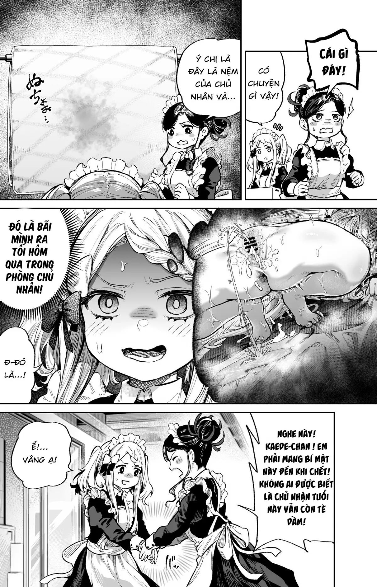 HentaiVN.net - Ảnh 9 - Biến em hầu gái loli thành pồn chứa tinh [Masturbator's Loli Maid] - Oneshot nứng