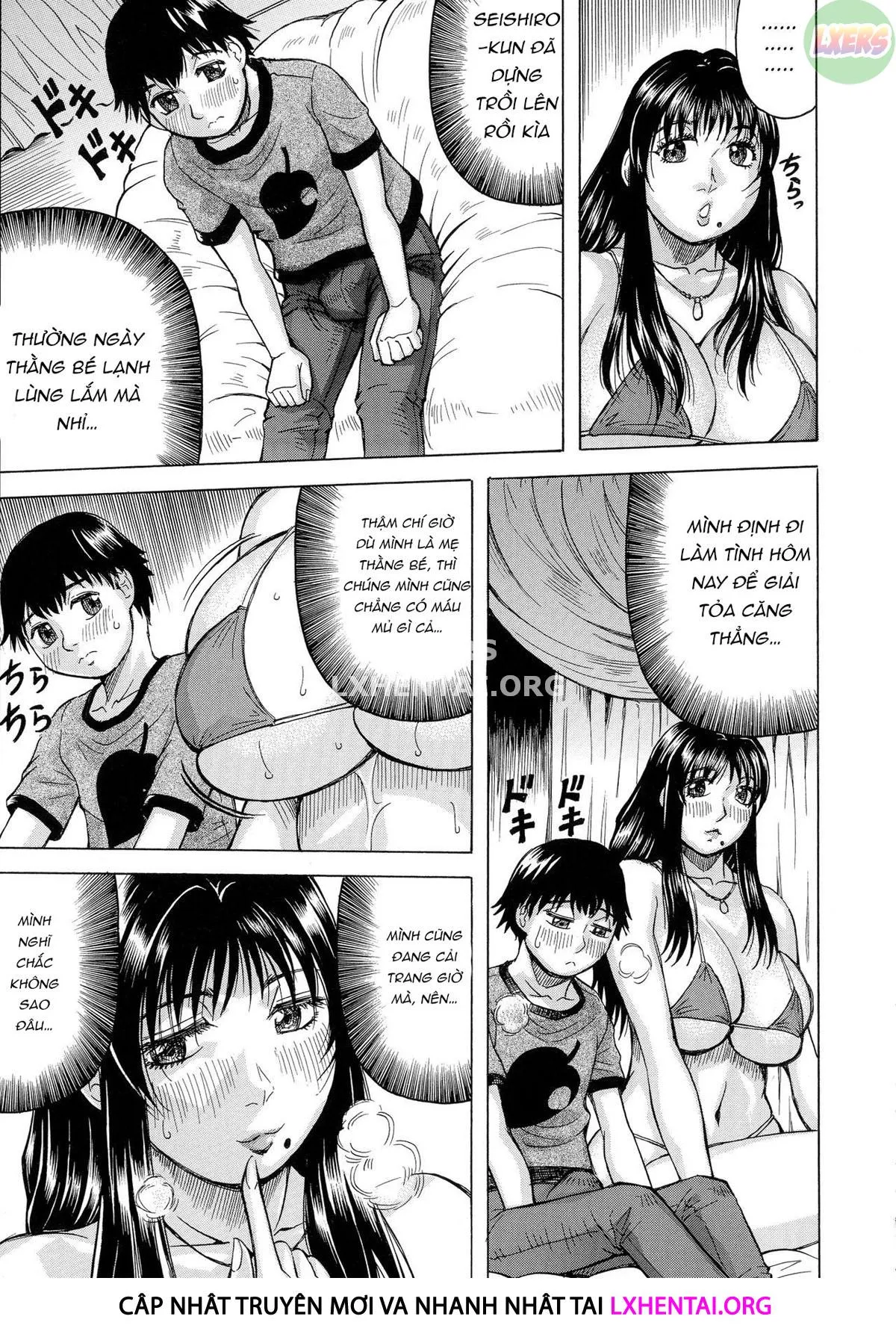 HentaiVN.net - Ảnh 15 - Boku No Namahame Mama - Chap 1