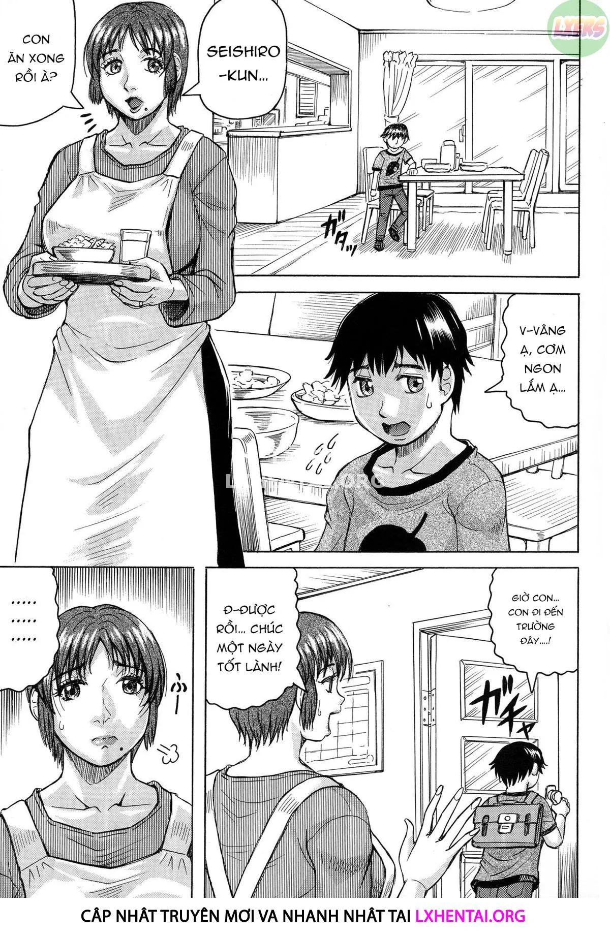 HentaiVN.net - Ảnh 8 - Boku No Namahame Mama - Chap 1