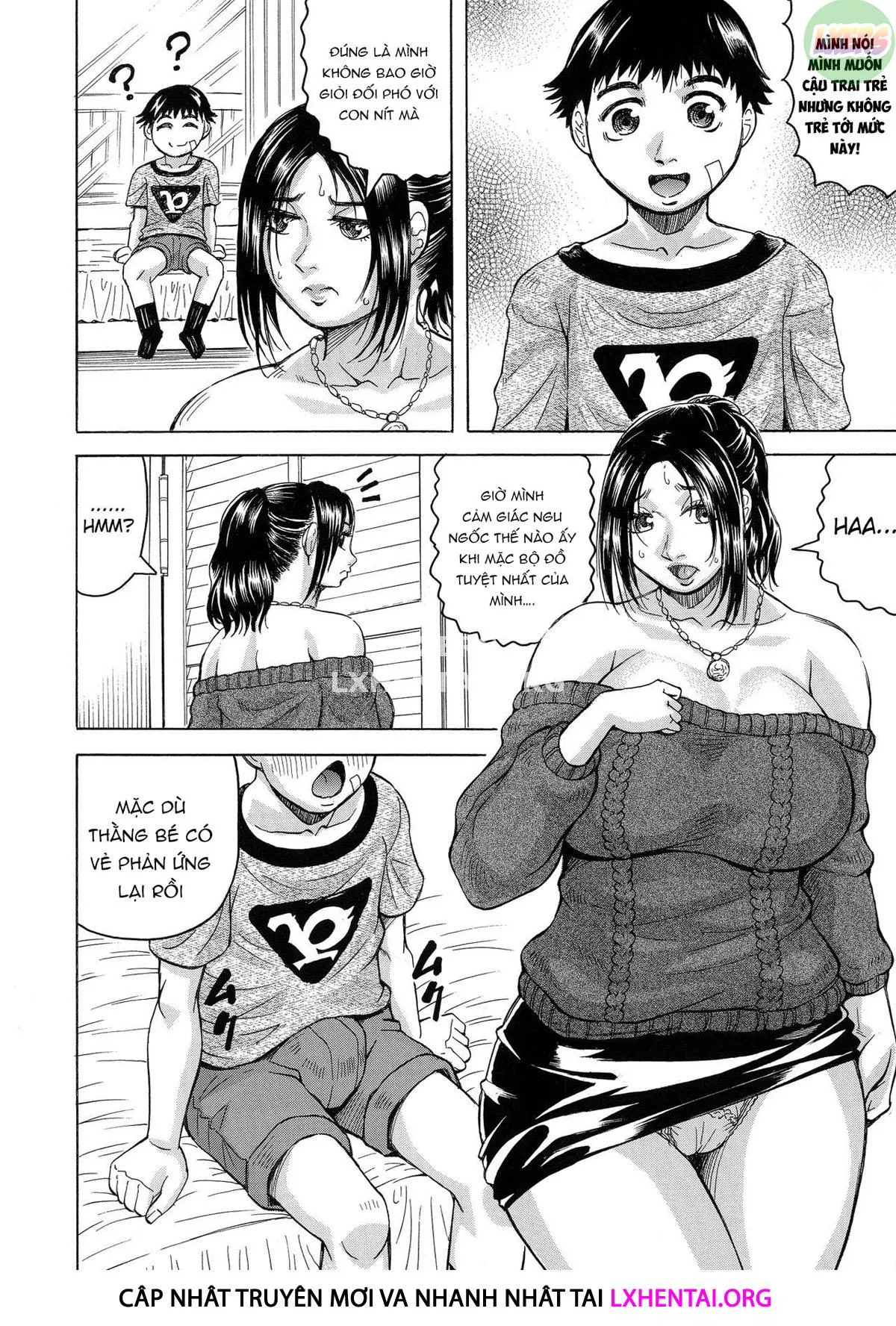 HentaiVN.net - Ảnh 8 - Boku No Namahame Mama - Chap 4