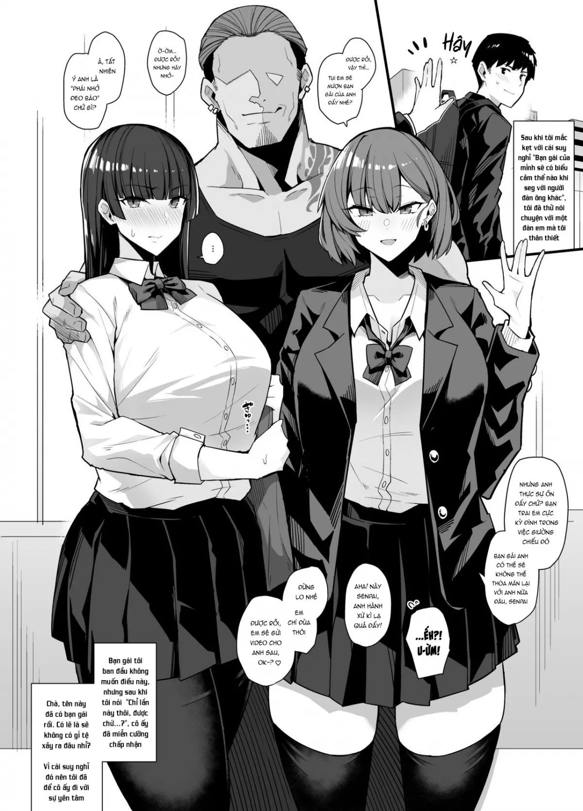 HentaiVN.net - Ảnh 3 - Gyaru Chukai Netorase [Cuckoldry Mediator Gyaru] - Oneshot