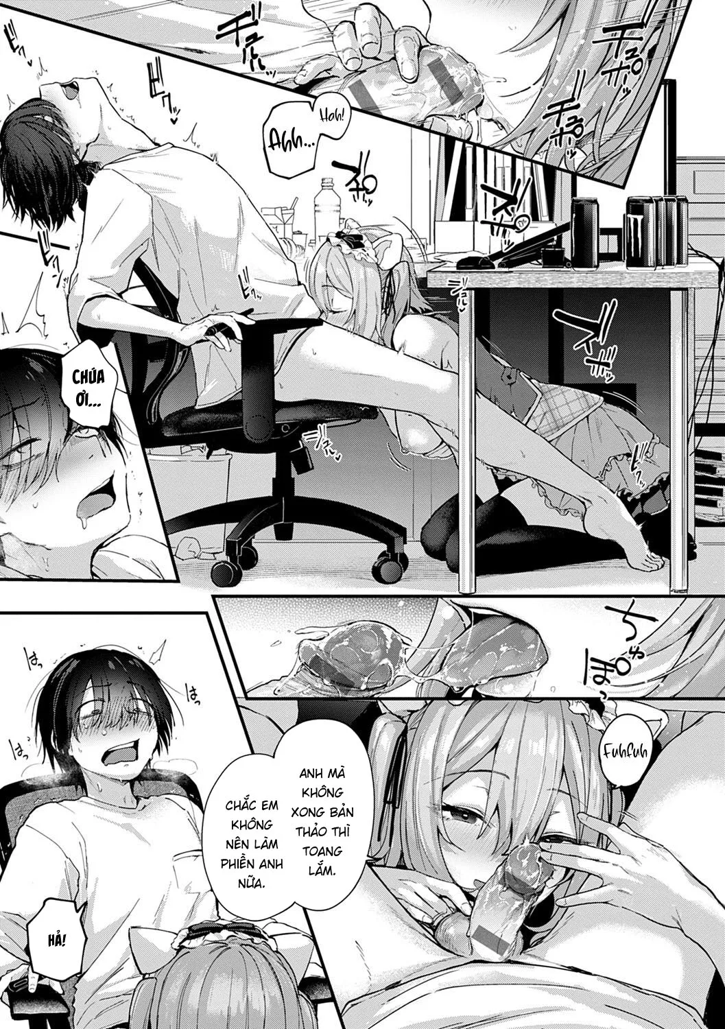 HentaiVN.net - Ảnh 10 - Do Doujin Artists Dream Of Cosplayer Girlfriends? [Doujin Sakka Wa Reiya Kanojo No Yume Wo Miruka] - Oneshot nứng