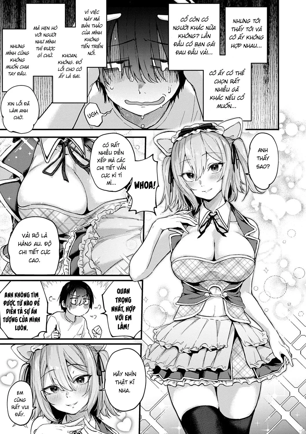 HentaiVN.net - Ảnh 4 - Do Doujin Artists Dream Of Cosplayer Girlfriends? [Doujin Sakka Wa Reiya Kanojo No Yume Wo Miruka] - Oneshot nứng