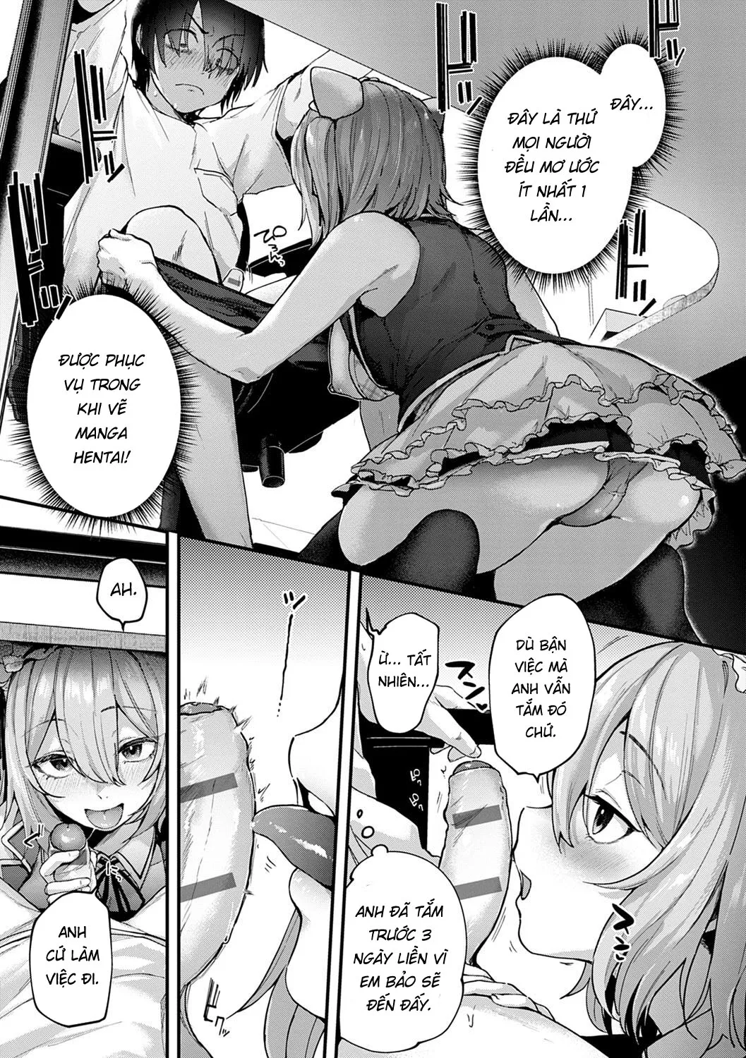 HentaiVN.net - Ảnh 8 - Do Doujin Artists Dream Of Cosplayer Girlfriends? [Doujin Sakka Wa Reiya Kanojo No Yume Wo Miruka] - Oneshot nứng