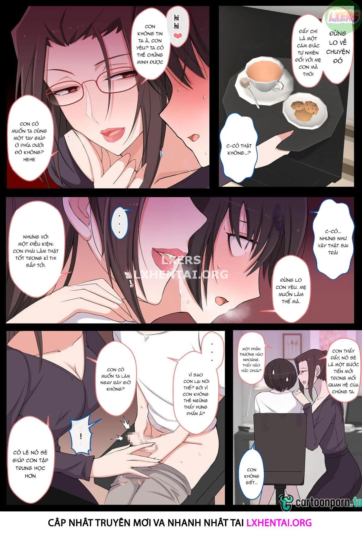 HentaiVN.net - Ảnh 12 - I Want To Be Bullied By My Mom [Mama Ni Ijimeraretai Yowayowa Yuu-Kun] - Oneshot