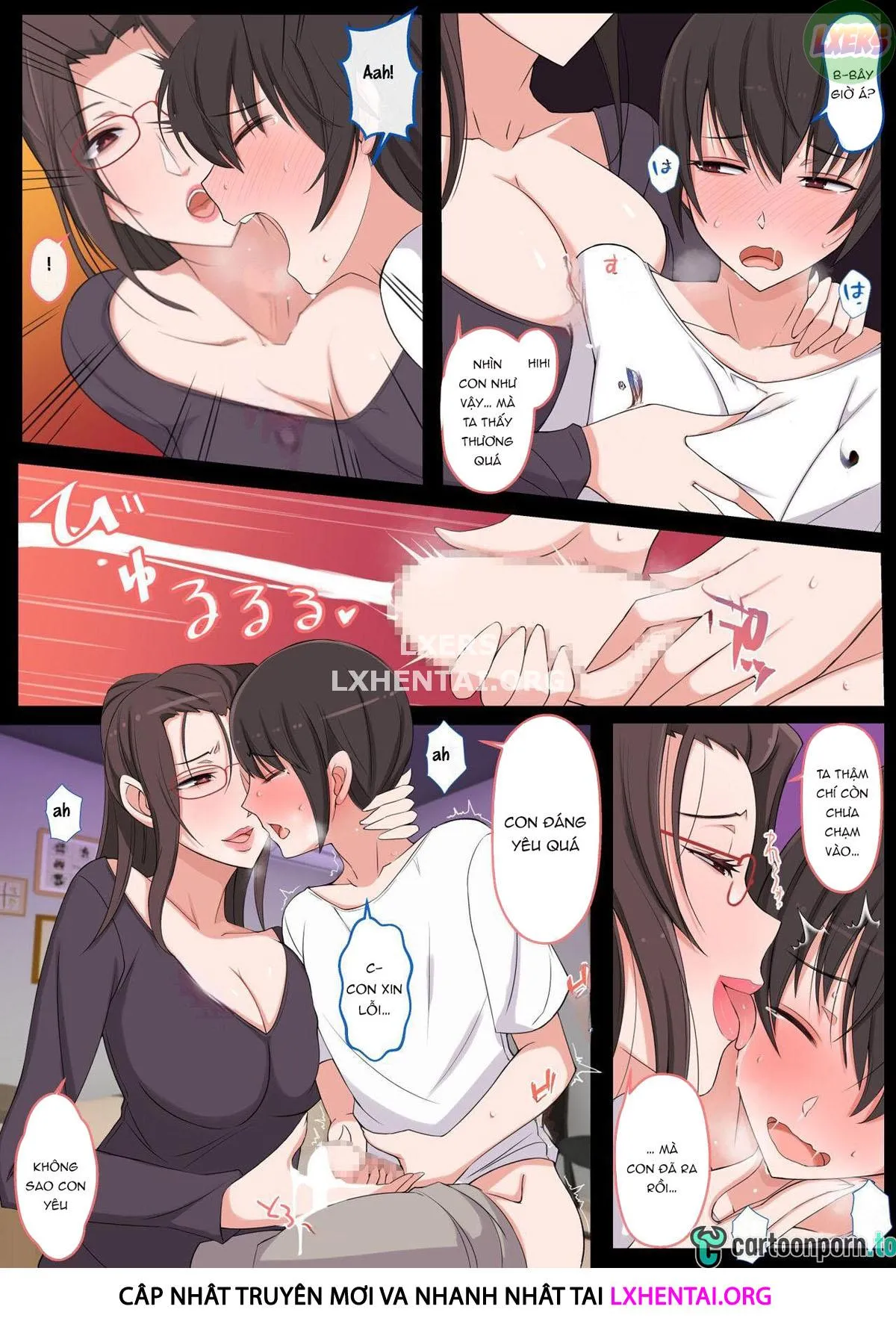 HentaiVN.net - Ảnh 13 - I Want To Be Bullied By My Mom [Mama Ni Ijimeraretai Yowayowa Yuu-Kun] - Oneshot