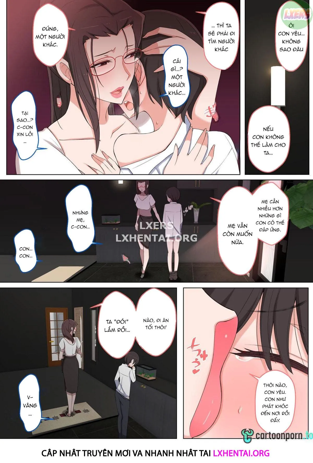 HentaiVN.net - Ảnh 22 - I Want To Be Bullied By My Mom [Mama Ni Ijimeraretai Yowayowa Yuu-Kun] - Oneshot